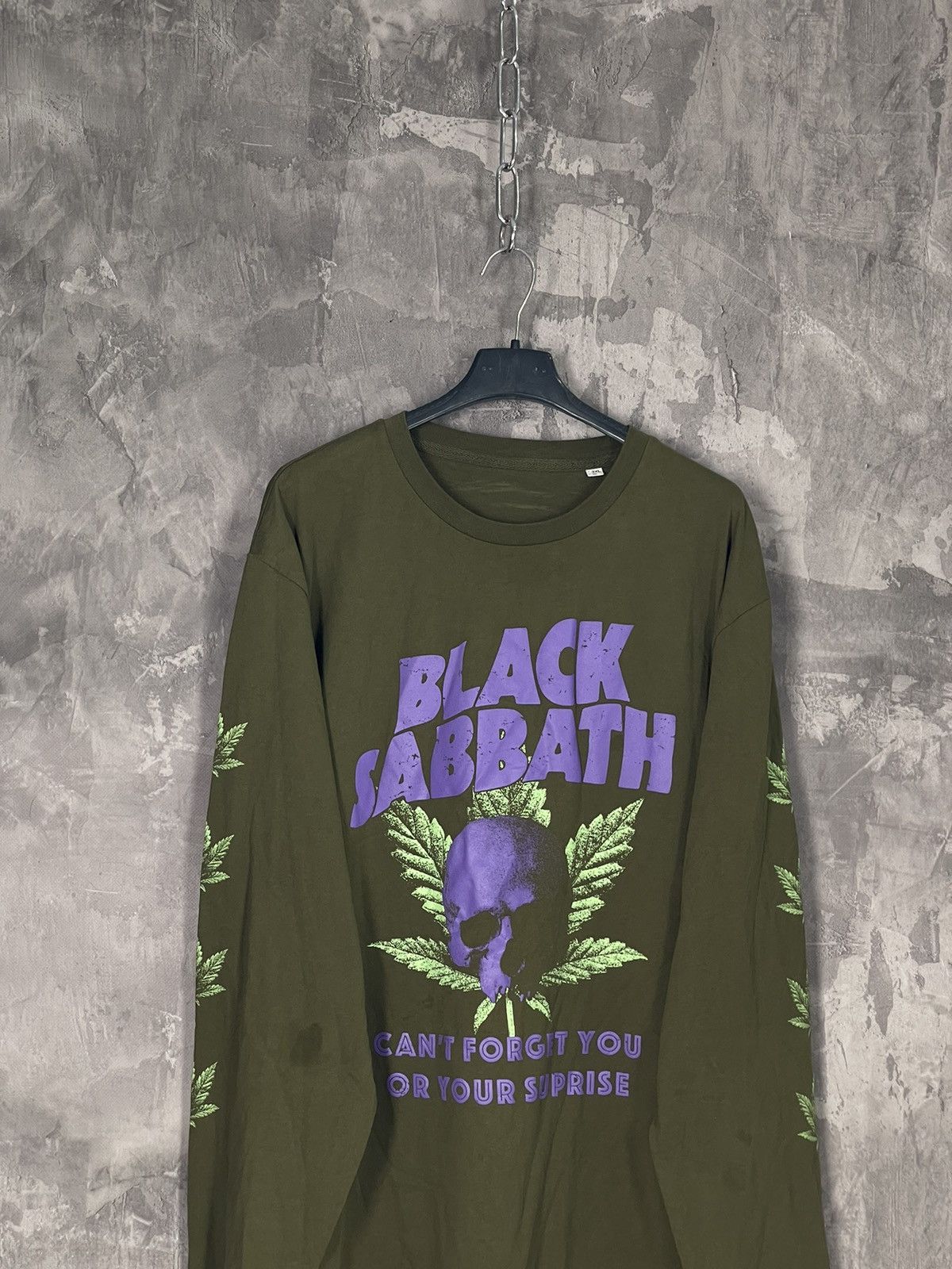 Band Tees × Black Sabbath × Vintage 00s Black Sabbath Mexican Graphic Print Tee Long sleeve Size US XXL / EU 58 / 5 - 2 Thumbnail