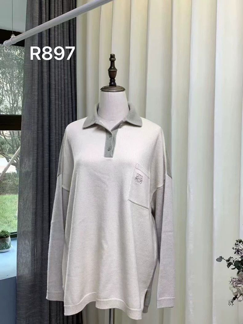 Loewe loewe color-block wool sweater in size s Size US S / EU 44-46 / 1 - 1 Thumbnail