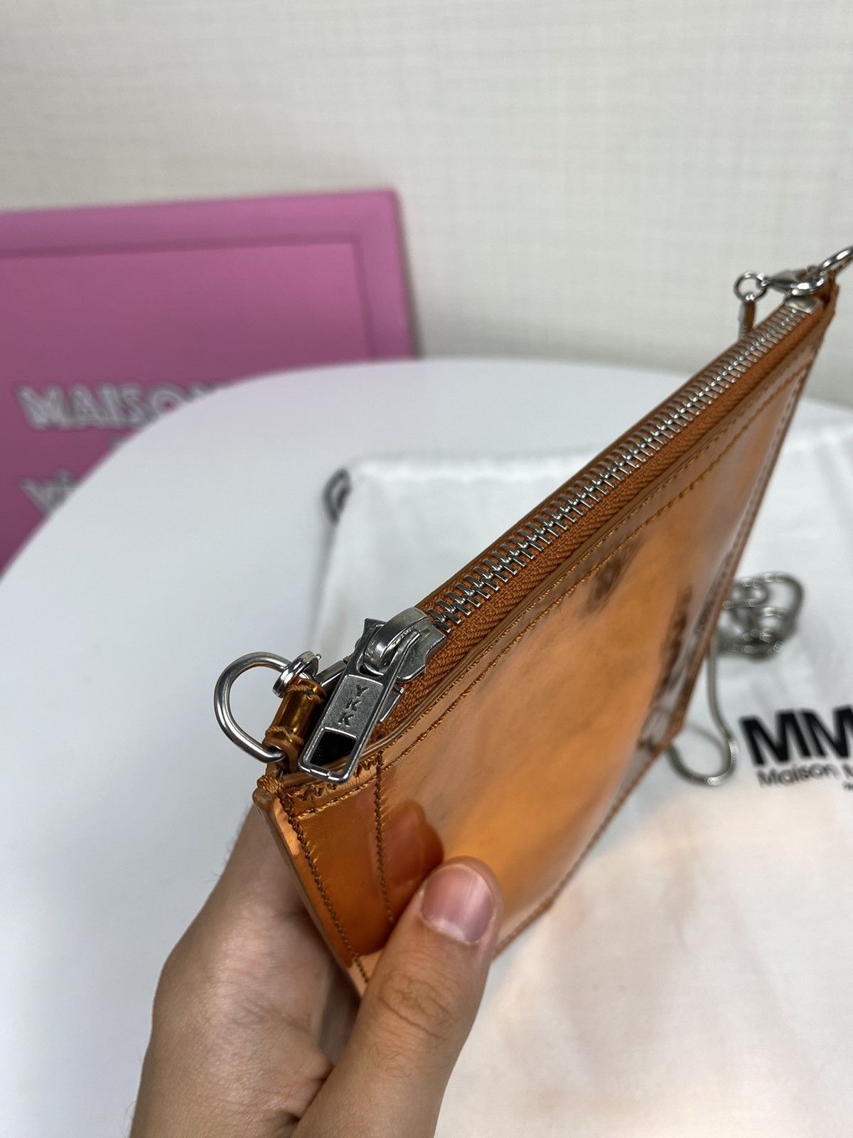 Maison Margiela Maison Margiela MM6 Vinyl Pouch Bag Size ONE SIZE - 6 Thumbnail