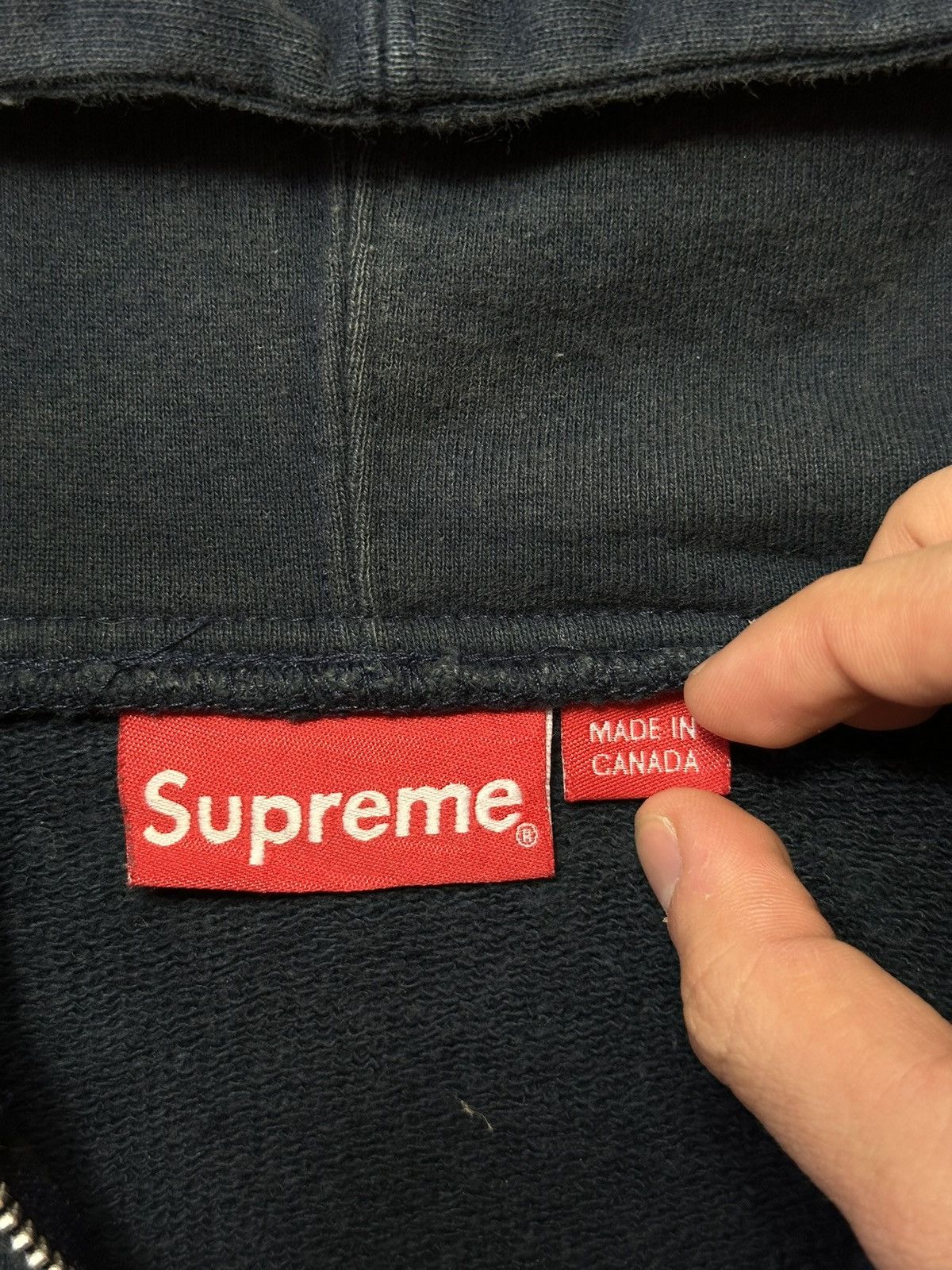 Supreme Supreme Hood Logo Zip Hoodie Size US S / EU 44-46 / 1 - 3 Thumbnail