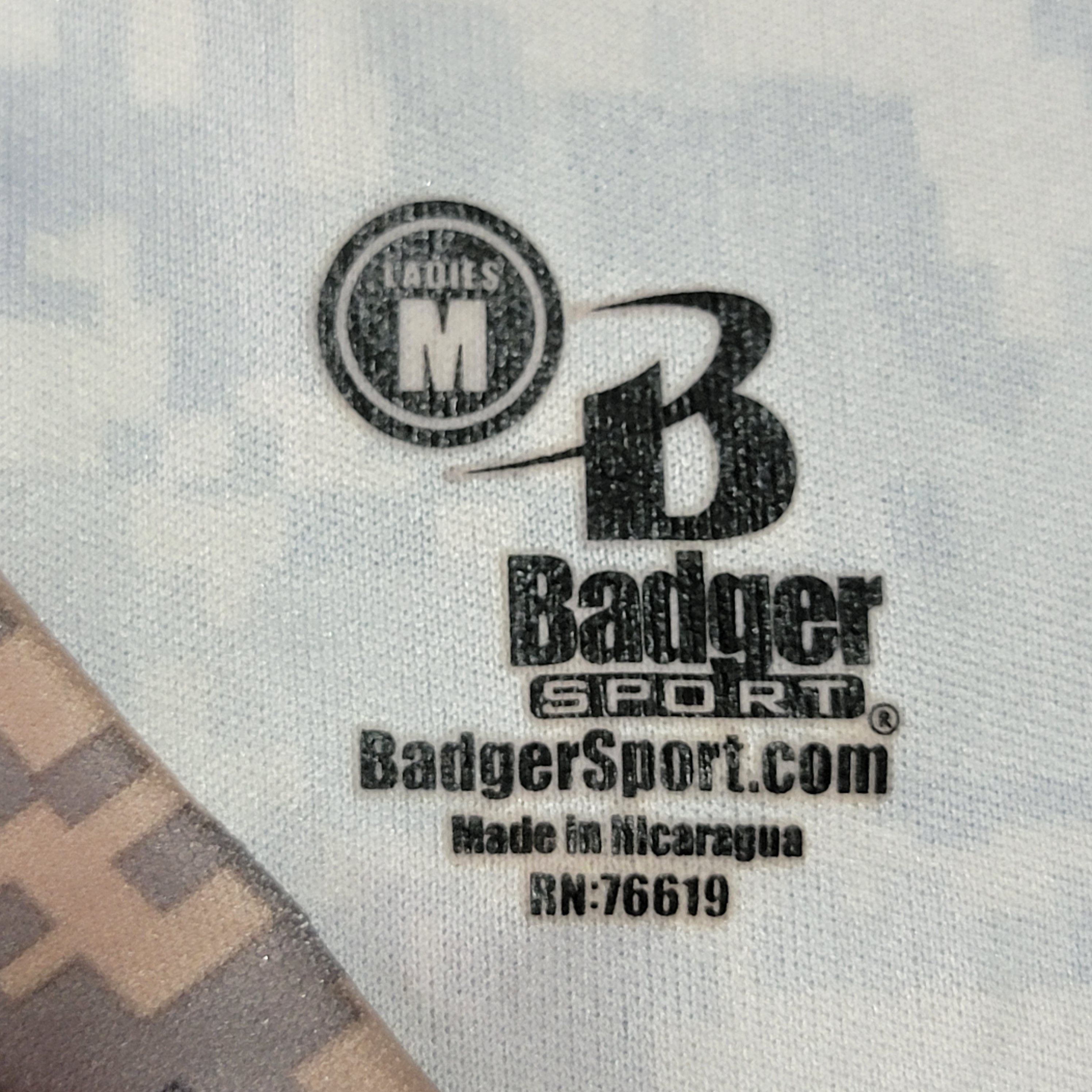 Other Badger SS V-Neck "Home Help Our Military Endure" -Ladies Med Size M / US 6-8 / IT 42-44 - 5 Thumbnail