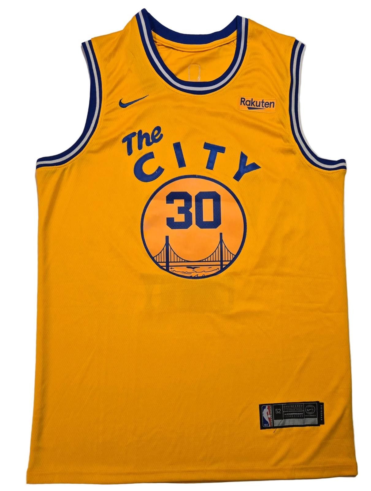 Other Stephen Curry Warriors signed Yellow basketball jersey COA Size ONE SIZE - 3 Thumbnail