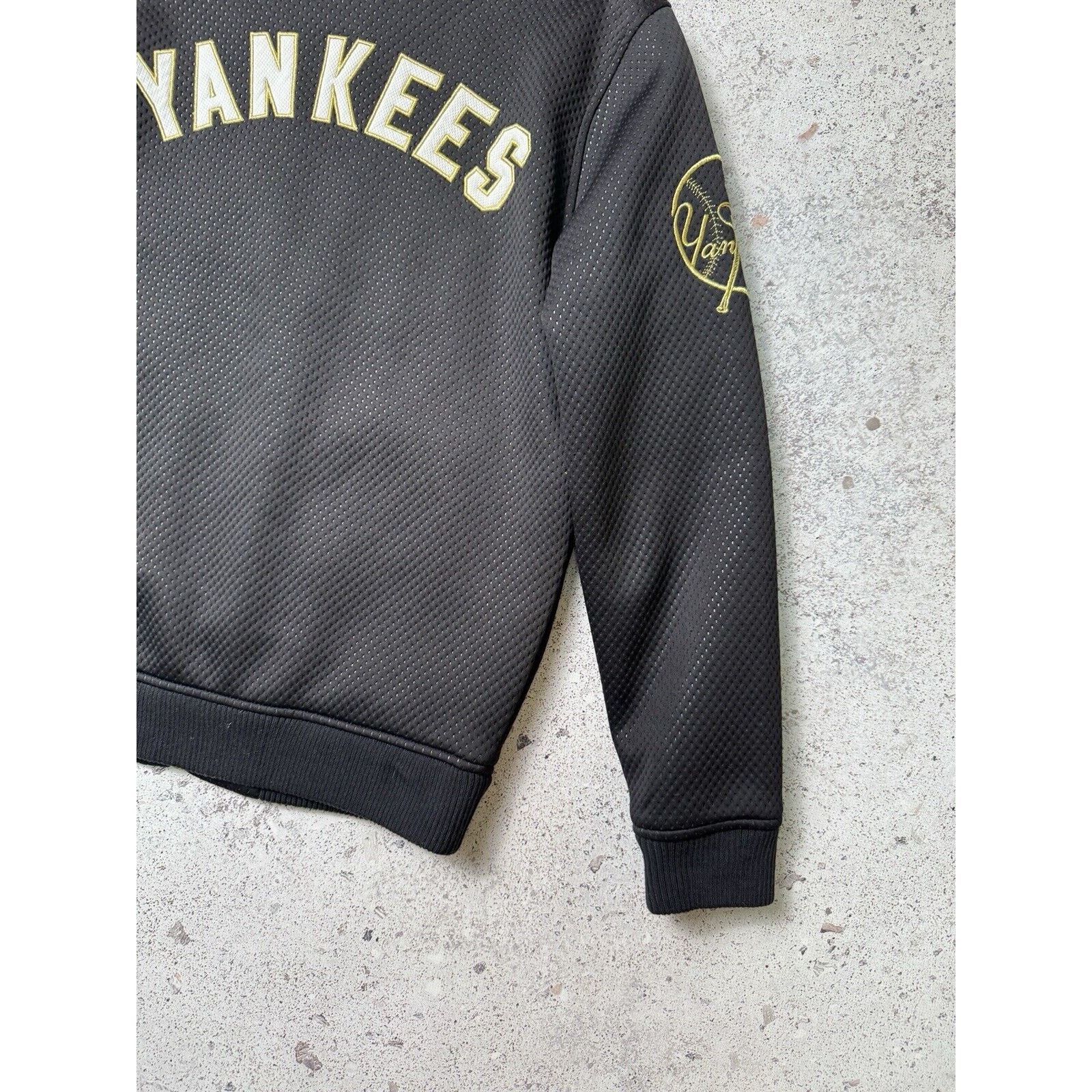 Vintage Majestic New York Yankees Bomber Jcaket Size S Black