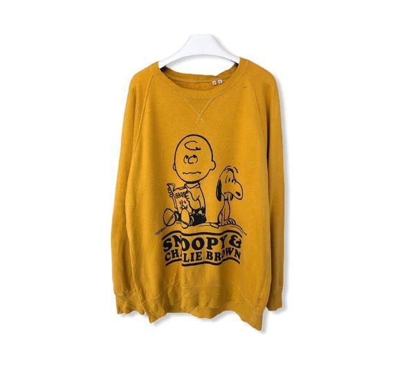 image of Peanuts Snoopy Charlie Brown Cartoon Sweatshirt, Men's (Size XL)