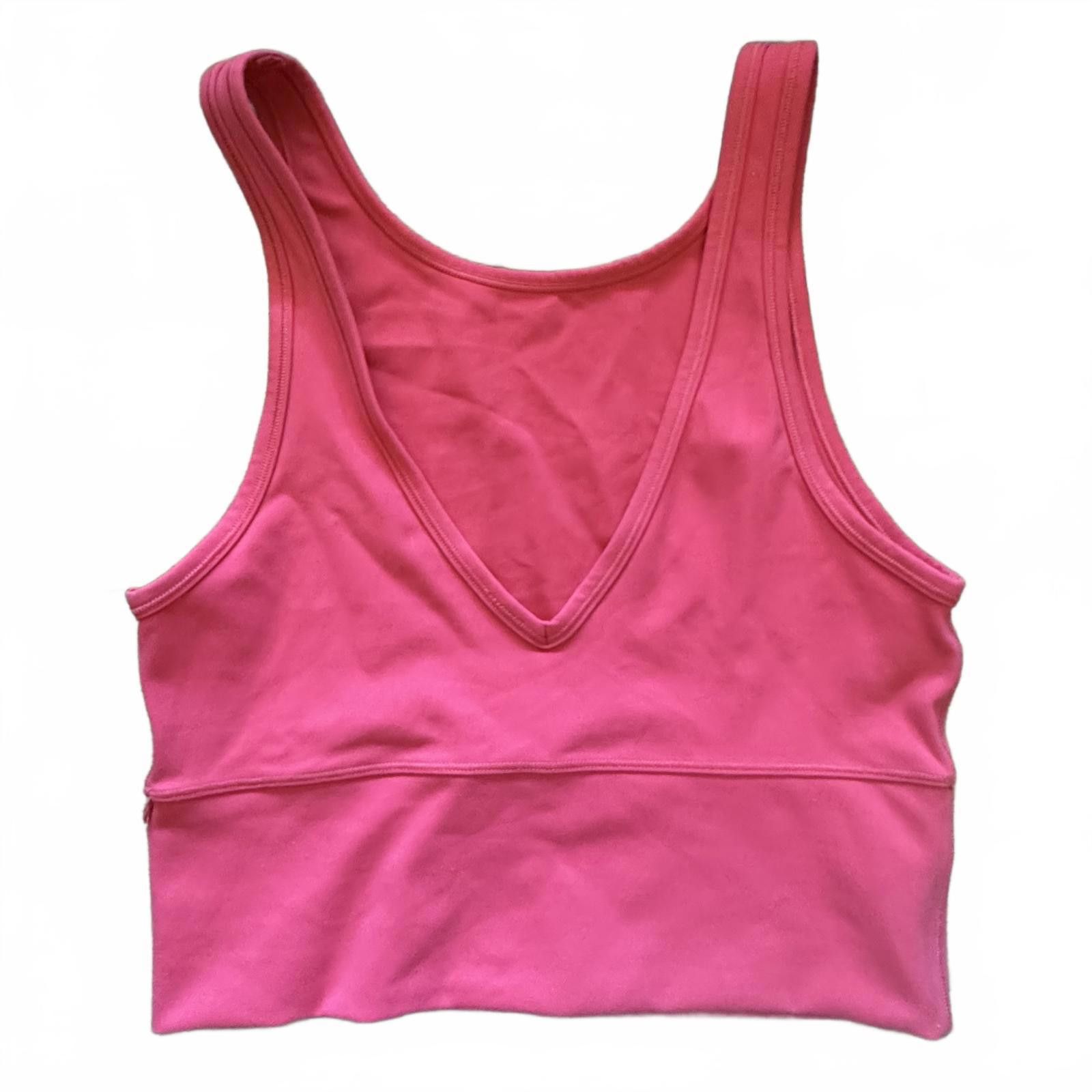 Lululemon Lululemon Pink Athletic Crop Top Tank Size ONE SIZE - 3 Thumbnail