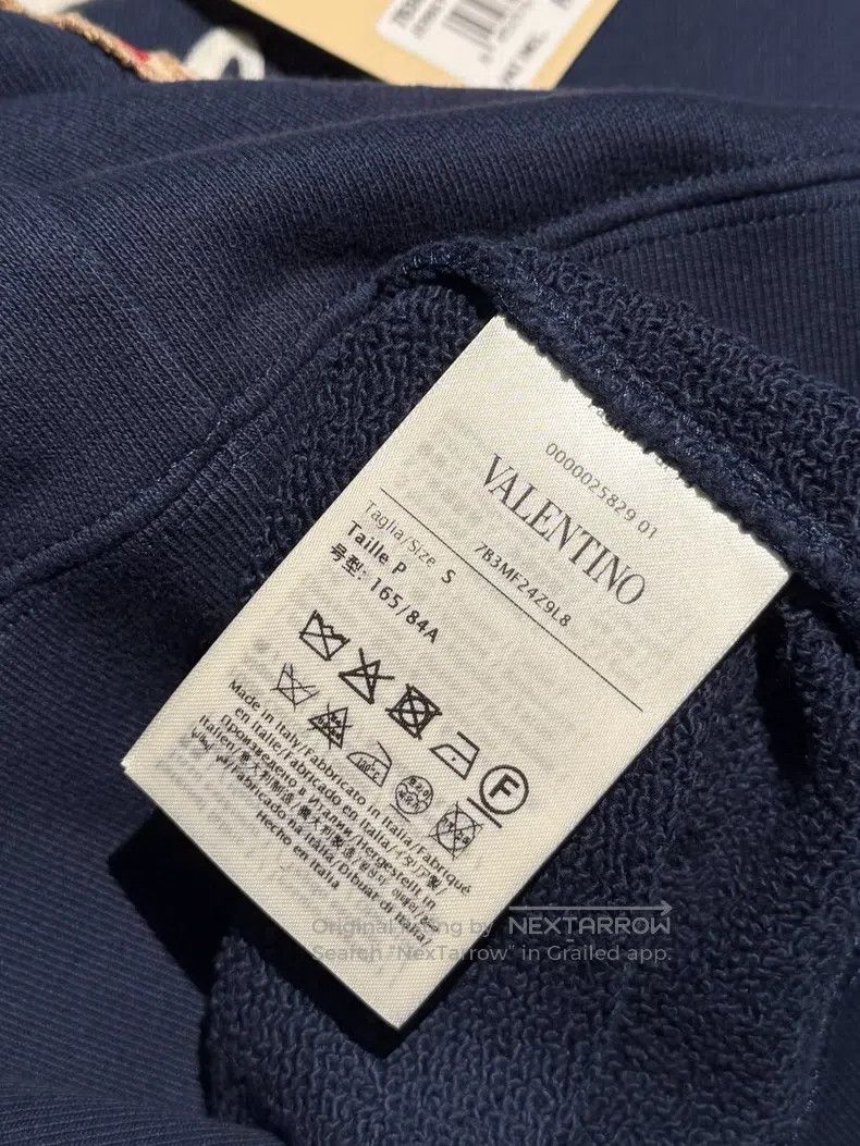 Valentino Valentino Navy blue dog embroidered sweatshirt Size S / US 4 / IT 40 - 3 Thumbnail