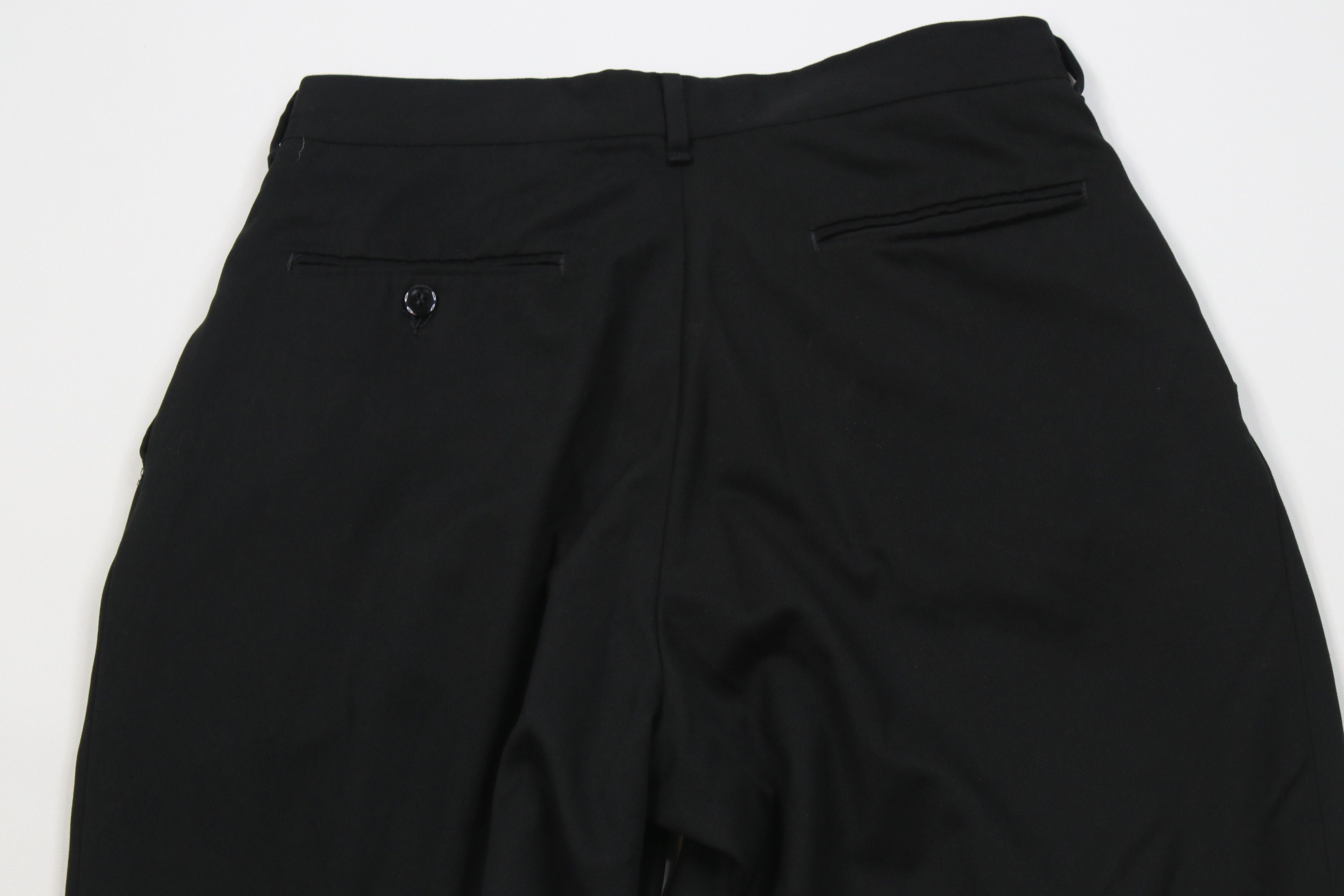 Vintage Vintage 90s Streetwear Waisted Microfiber Chino Pants Black Size US 30 / EU 46 - 9 Thumbnail