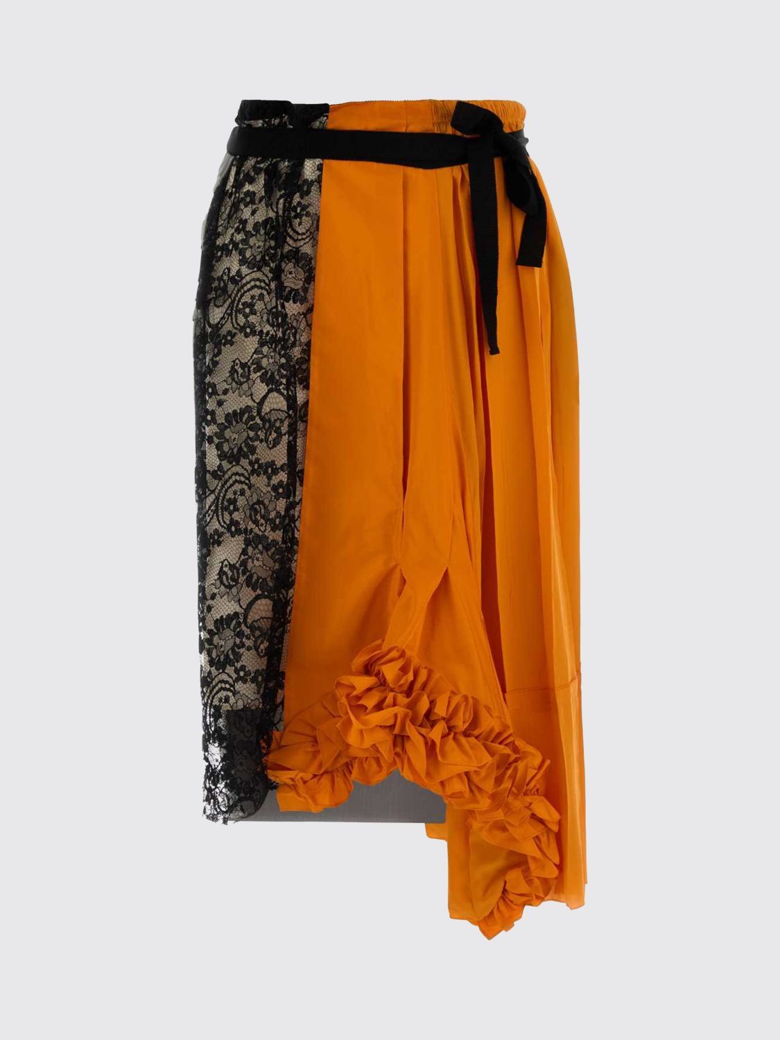 Prada Prada Skirt Woman Orange Size 26" / US 2 / IT 38 - 1 Preview