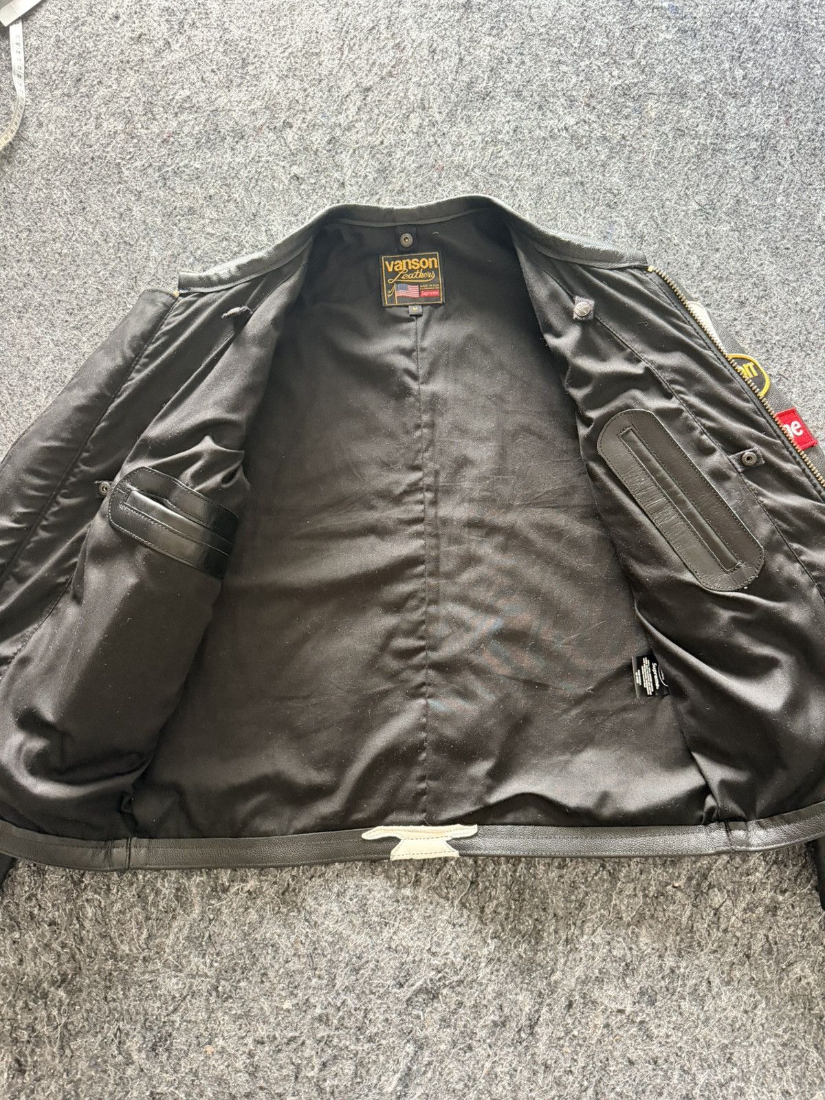 Supreme × Vanson Leathers Supreme Vanson Bones Leather jacket Size US M / EU 48-50 / 2 - 9 Thumbnail