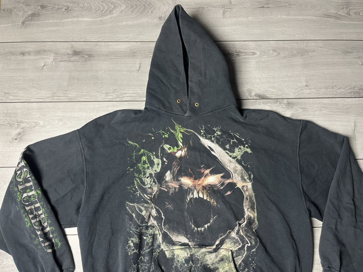 Band Tees Vtg Y2K Disturbed Metal Band Face Logo All Over Print AOP Size US XXL / EU 58 / 5 - 3 Thumbnail