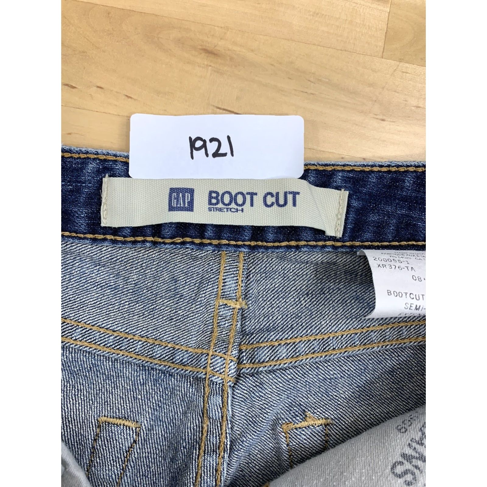 Gap Gap Jeans Women Boot Cut Regular 0 Size Denim 100% Cotton Blue Stretch USA Made in USA Size 25" / US 0 / IT 36 - 7 Thumbnail