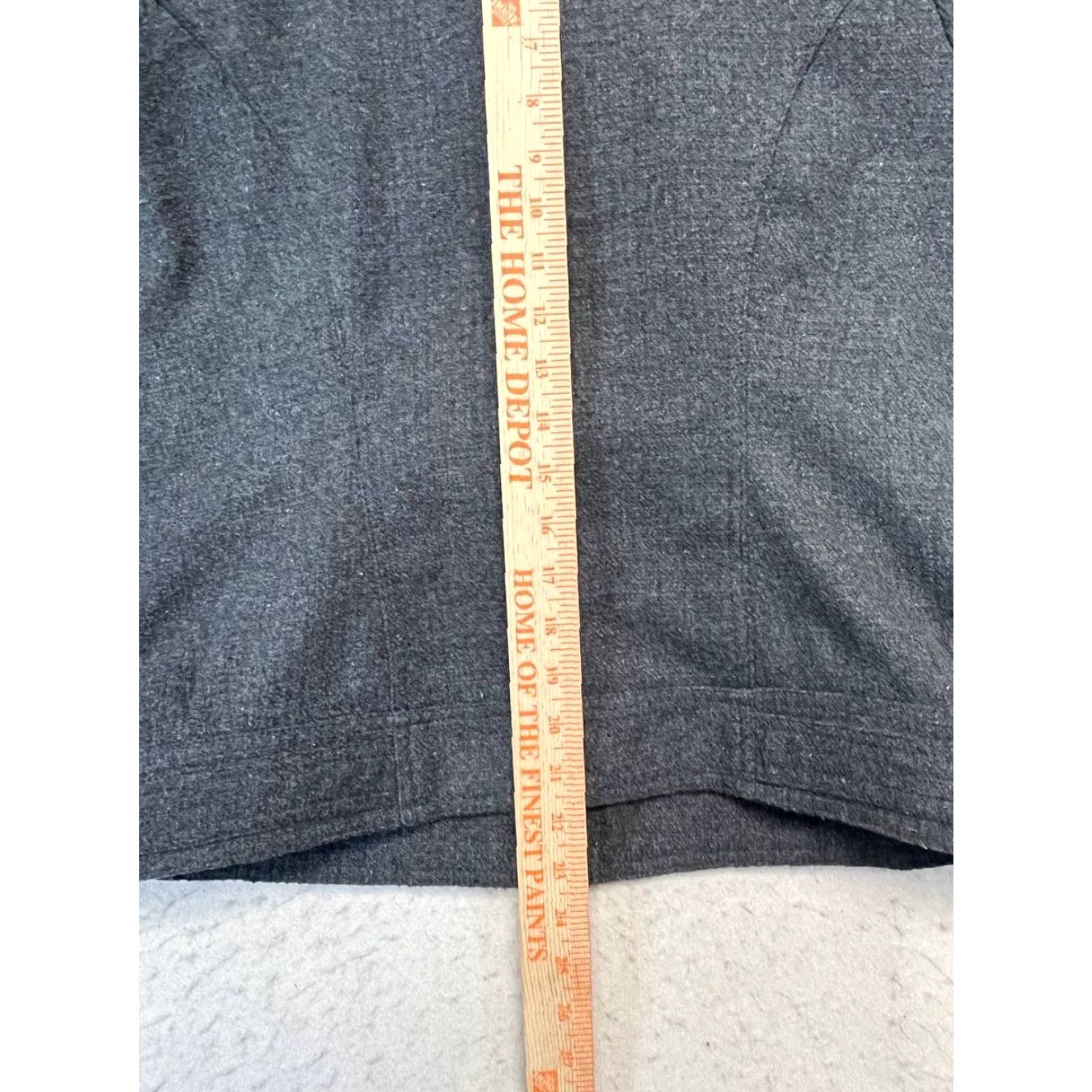 Vintage CoffeeShop Women Jacket Trench Full Zip Lined Pockets Gray M Outdoors Casual Winter Size M / US 6-8 / IT 42-44 - 5 Thumbnail