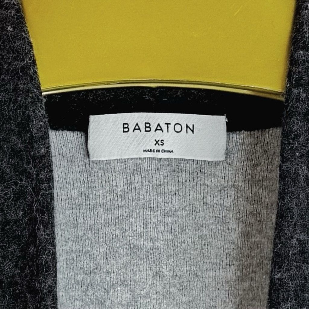 Aritzia BABATON Aritzia Women Black Knit Cardigan Mid Length Coat XS Size XS / US 0-2 / IT 36-38 - 6 Thumbnail
