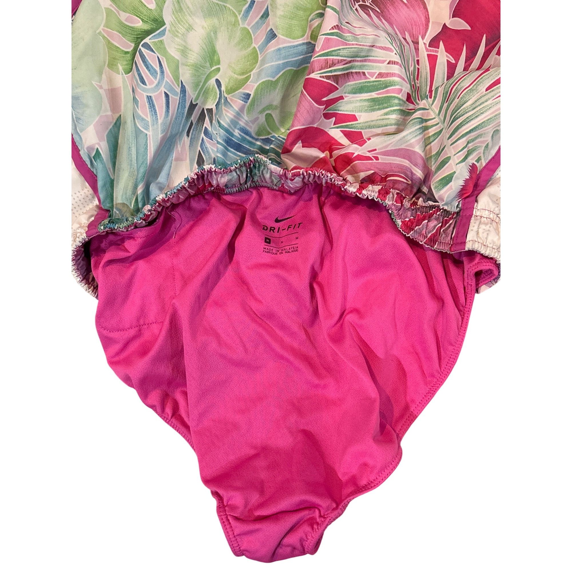 Nike Tropical Print NIKE Dri-FIT Women's Running Shorts Size 33" - 5 Thumbnail