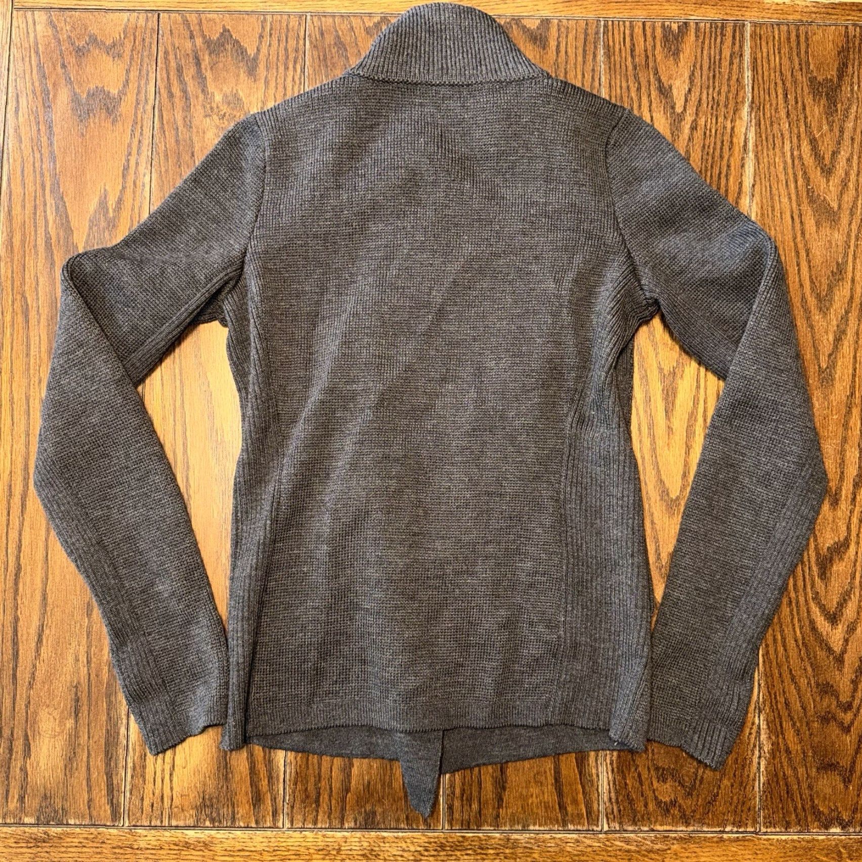 Vince Vince Moto Jacket Womens XS Gray Scuba Knit Merino Wool Full Zip Pocket Size XS / US 0-2 / IT 36-38 - 5 Thumbnail