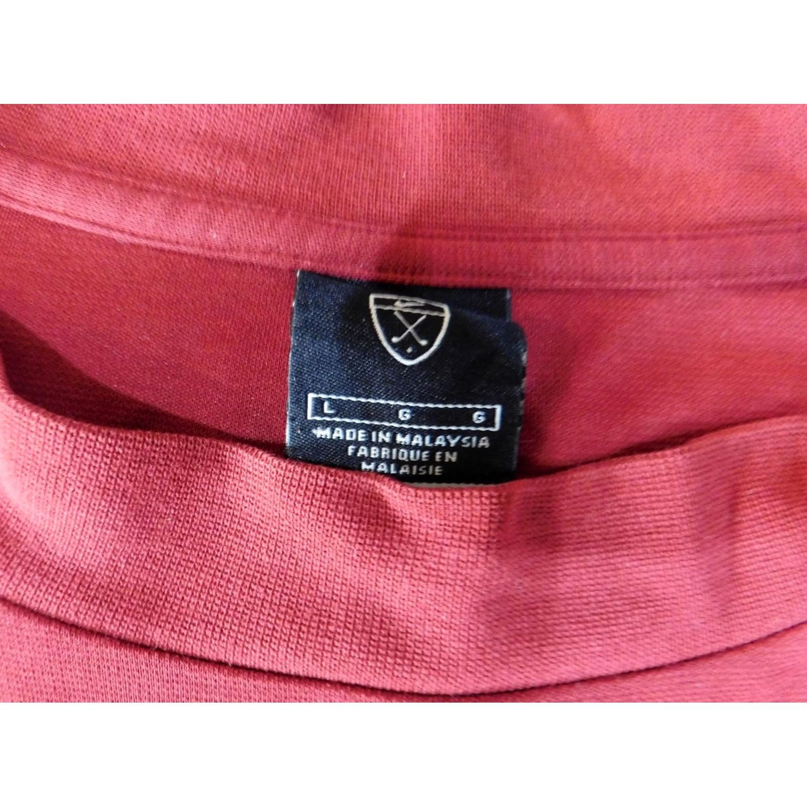 Nike Nike Mens Shirt L Red Golf stretch active dri-fit T-Shirt Regular Short Sleeve Crew Neck Logo Sports Performance Mens Size US L / EU 52-54 / 3 - 7 Thumbnail