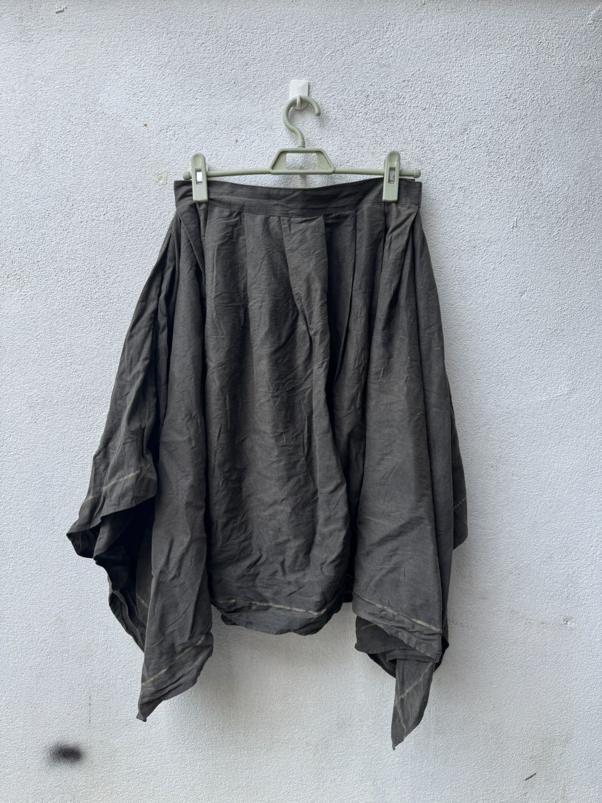 Yohji Yamamoto YOHJI YANAGISAWA SKIRT Size 28" / US 6 / IT 42 - 2 Thumbnail