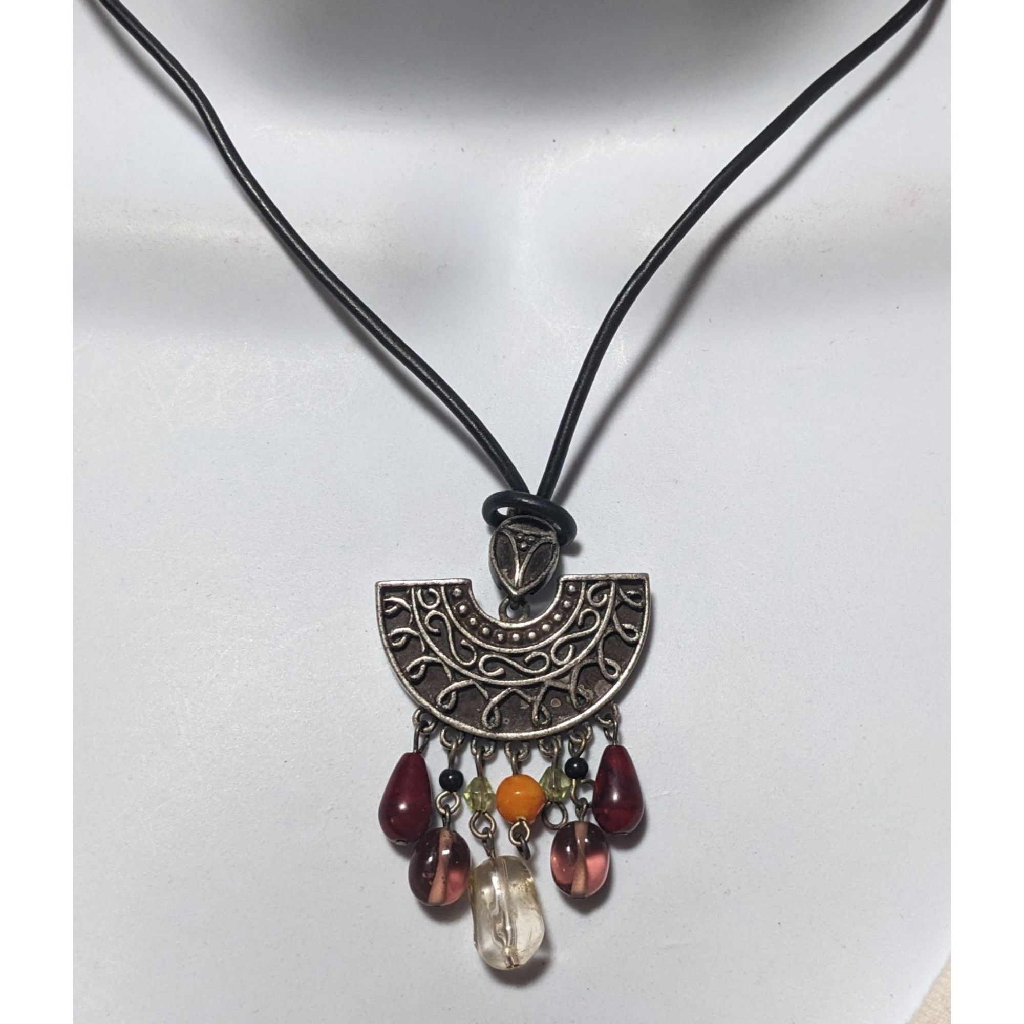 Other Retro Bohemian Glass Tassel Pendant Necklace Size ONE SIZE - 7 Thumbnail