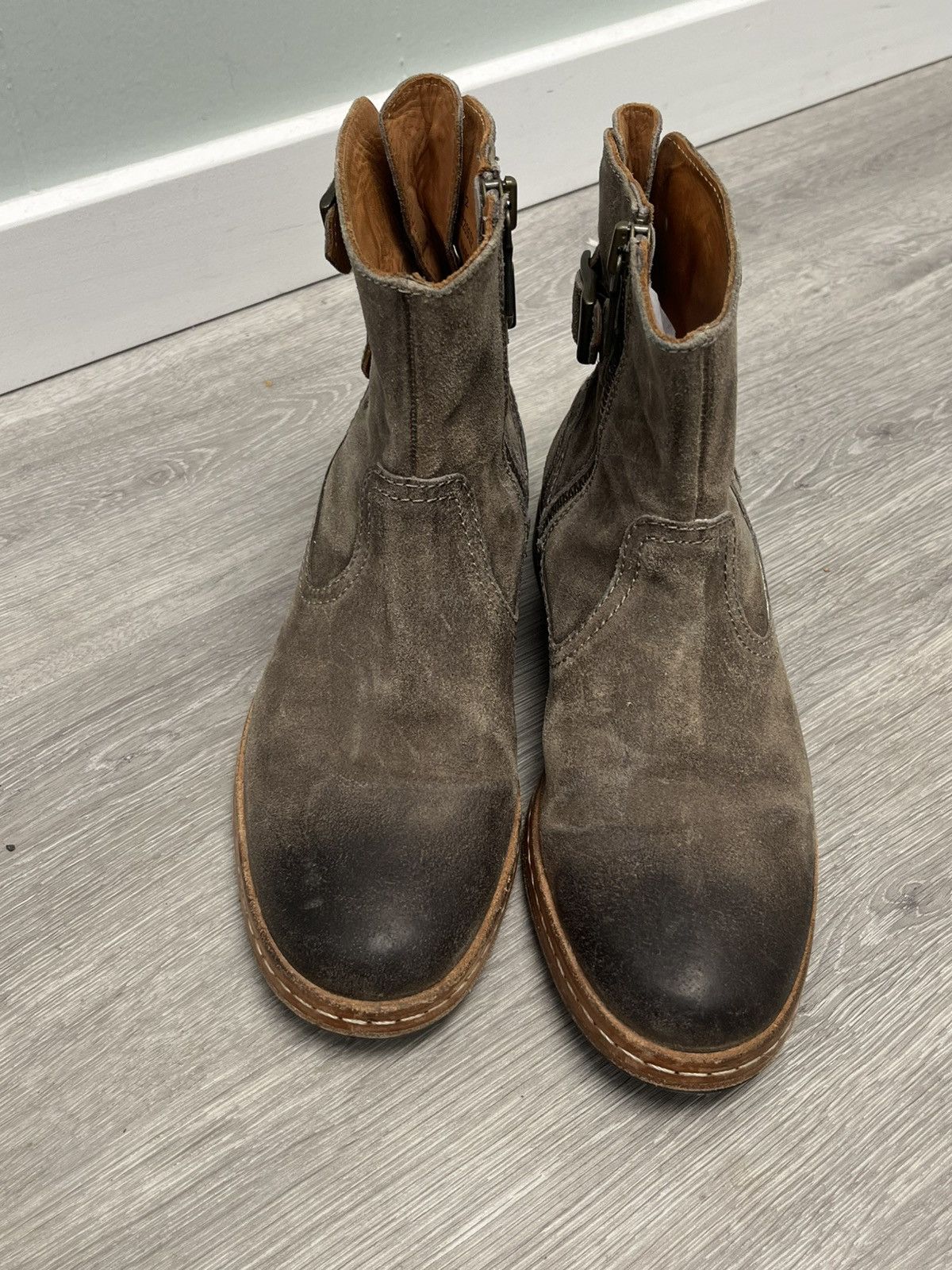 John Varvatos Engineer Triple Buckle Boot Size USA 7.5 EU 40.5 Size US 7.5 / EU 40-41 - 10 Thumbnail