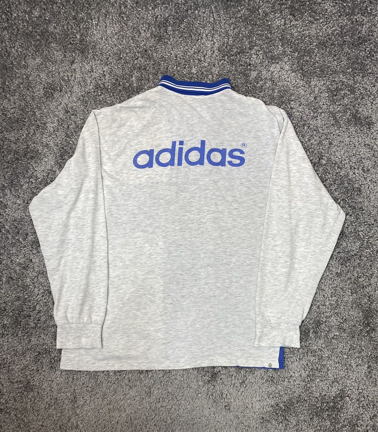 Adidas × Vintage Vintage 90s Adidas Sport The Attitude Long Sleeve Size US M / EU 48-50 / 2 - 13 Thumbnail