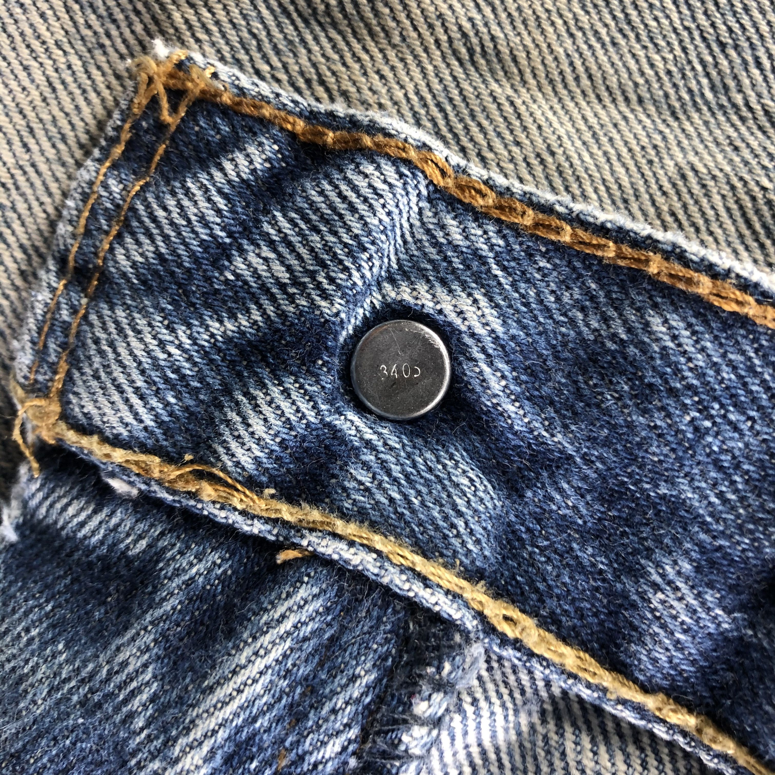 Levi's × Vintage Vintage Distress Levis 505 Jeans-JM3429 Size US 35 - 10 Thumbnail