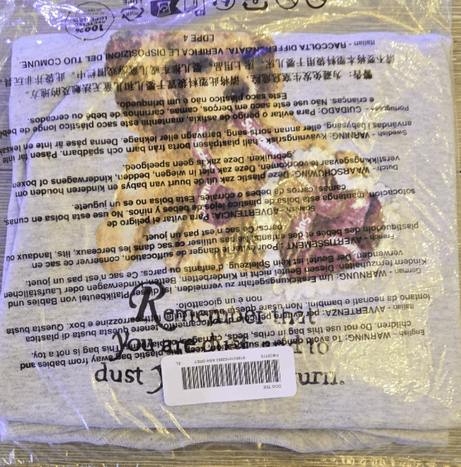 Supreme Supreme Dust Tee Ash Grey XL FW25 BNSEALED SiZE XL Size US XL / EU 56 / 4 - 1 Thumbnail