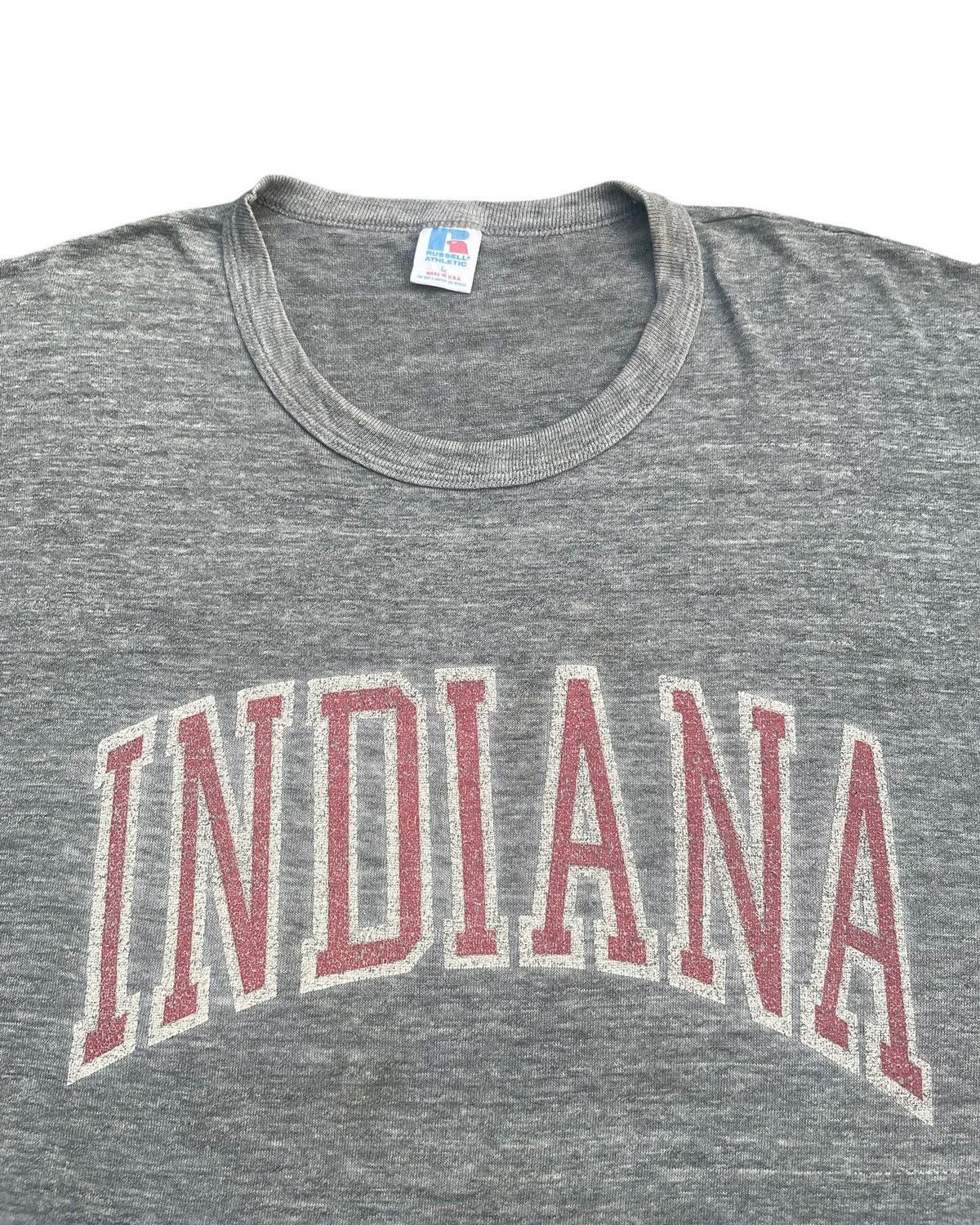 Russell Athletic Vintage Indiana Paper Thin Tshirt Size US L / EU 52-54 / 3 - 3 Thumbnail