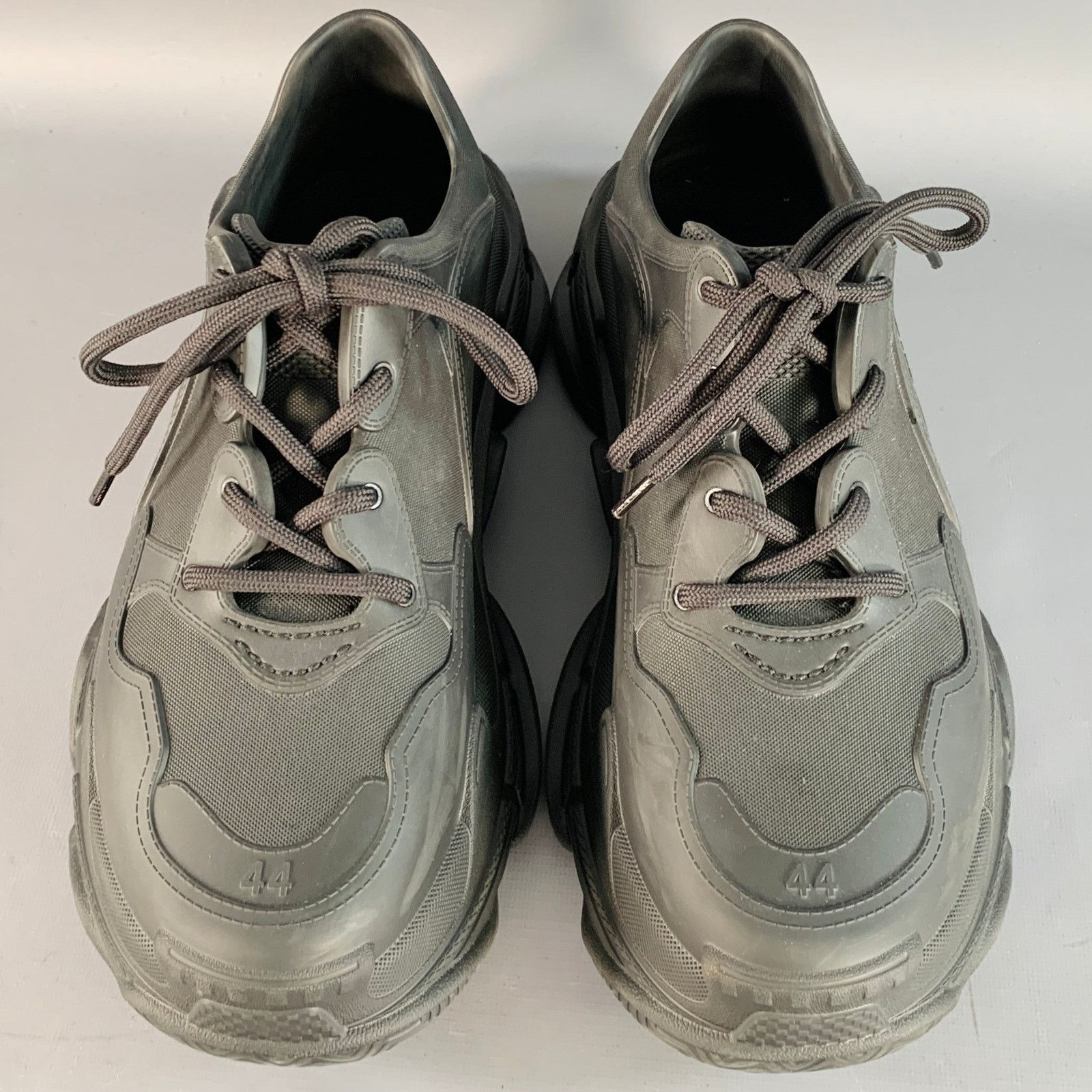 Balenciaga BALENCIAGA Size 11 Triple S Mold Black EVA Chunky Sneakers Size US 11 / EU 44 - 4 Thumbnail