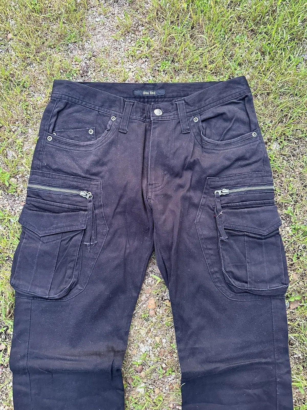 Japanese Brand STEALS 💥 BEE BELL JAPANESE VTG BONDAGE MULTIPOCKET PANTS Size US 29 - 5 Thumbnail
