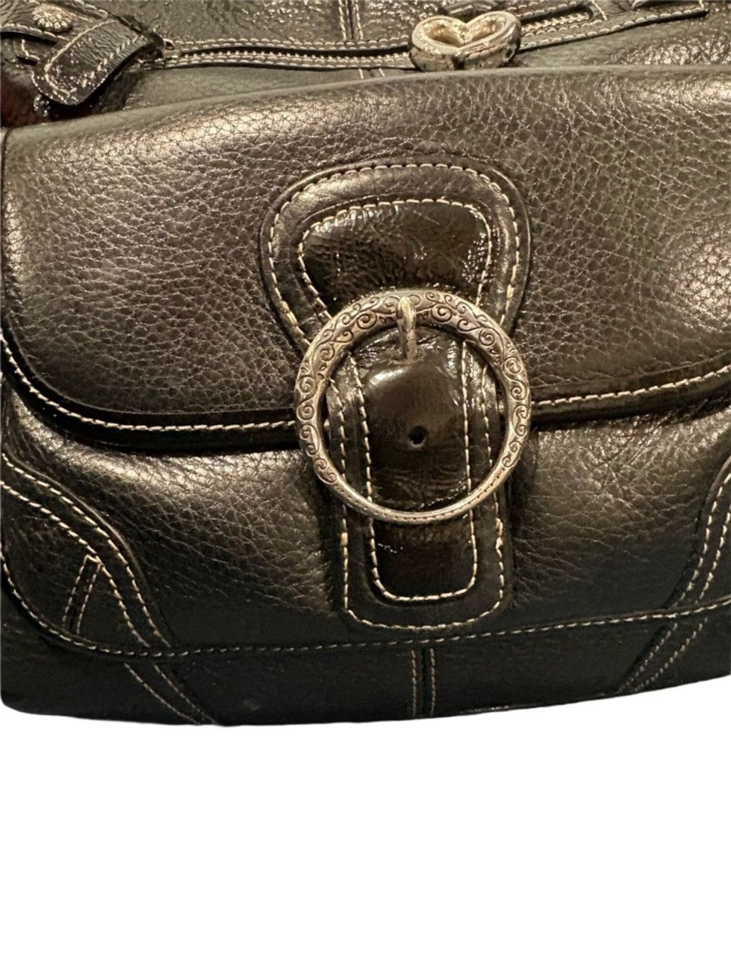 Brighton Brighton Black Leather Backpack Convertible Shoulder Bag Size ONE SIZE - 12 Thumbnail