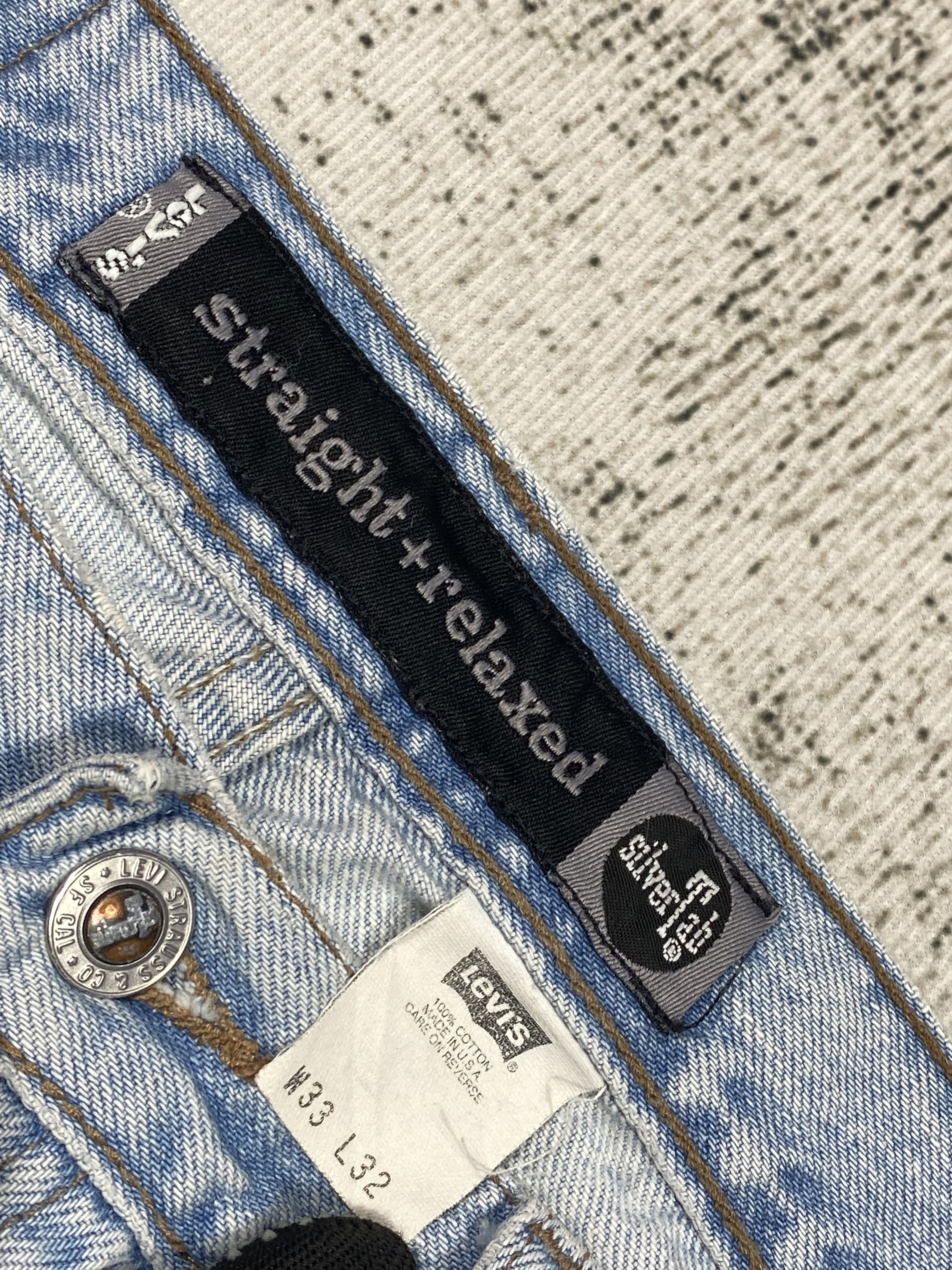 Levi's SICKS💥Vintage 90s Levis Silver Tab Distressed Jeans Size US 32 / EU 48 - 5 Thumbnail