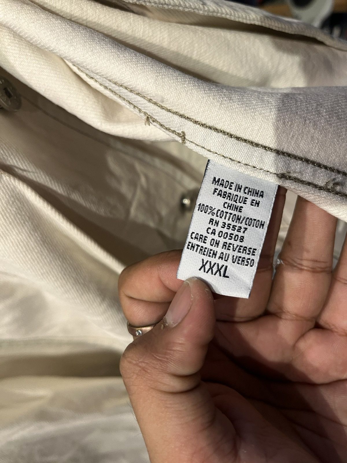 Marithe + Francois Girbaud × Vintage Le Jean De Marithe Francois Girbaud Gradient white denim Size US XXL / EU 58 / 5 - 8 Thumbnail