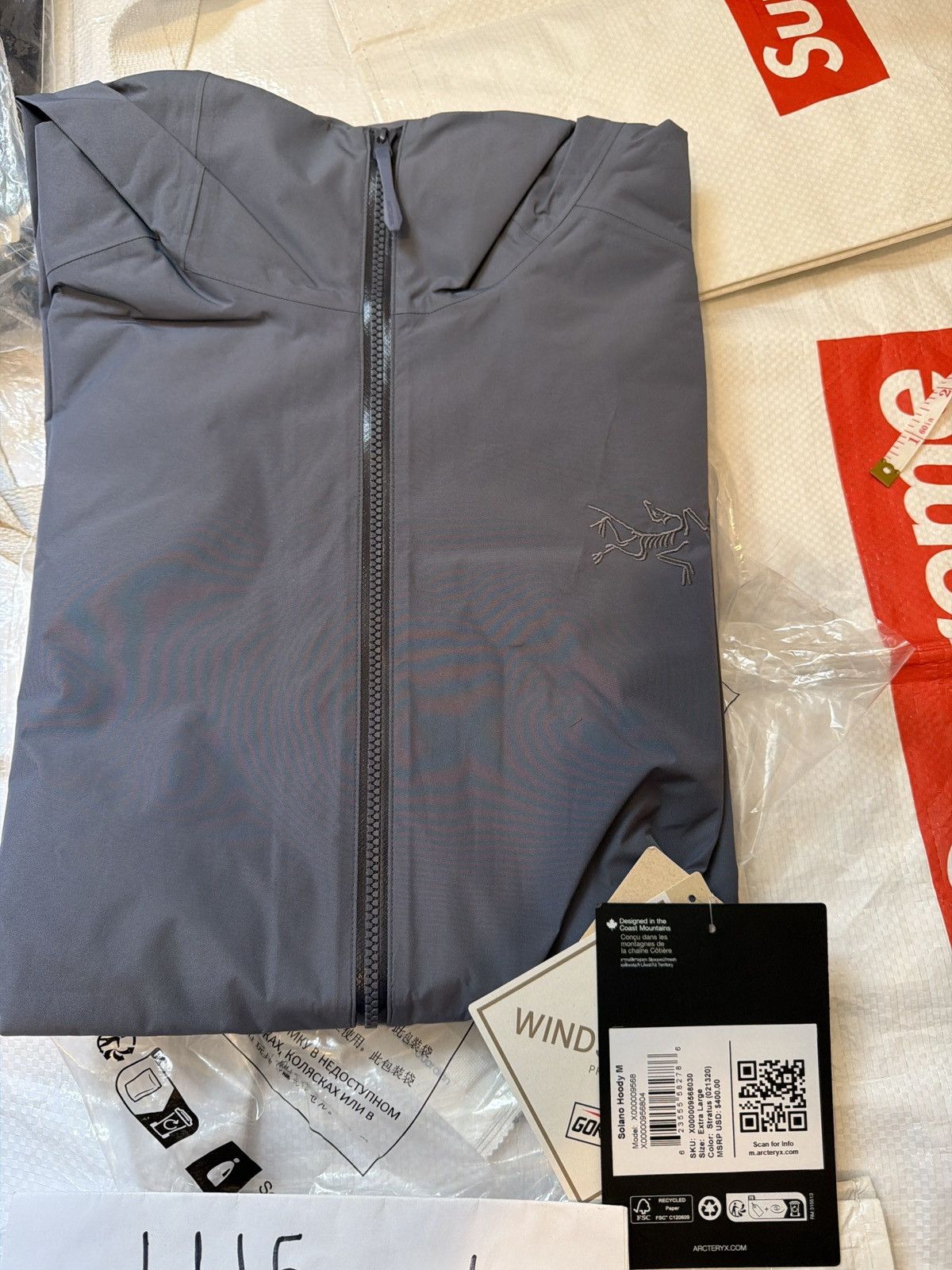 Arc'teryx Arc’teryx Solano Hoody Jacket Color Stratus Size US XL / EU 56 / 4 - 11 Thumbnail