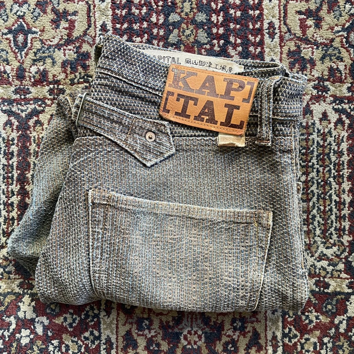 Kapital Kapital Century Denim Jeans Sashiko Persimmon size 30 Size US 30 / EU 46 - 22 Thumbnail