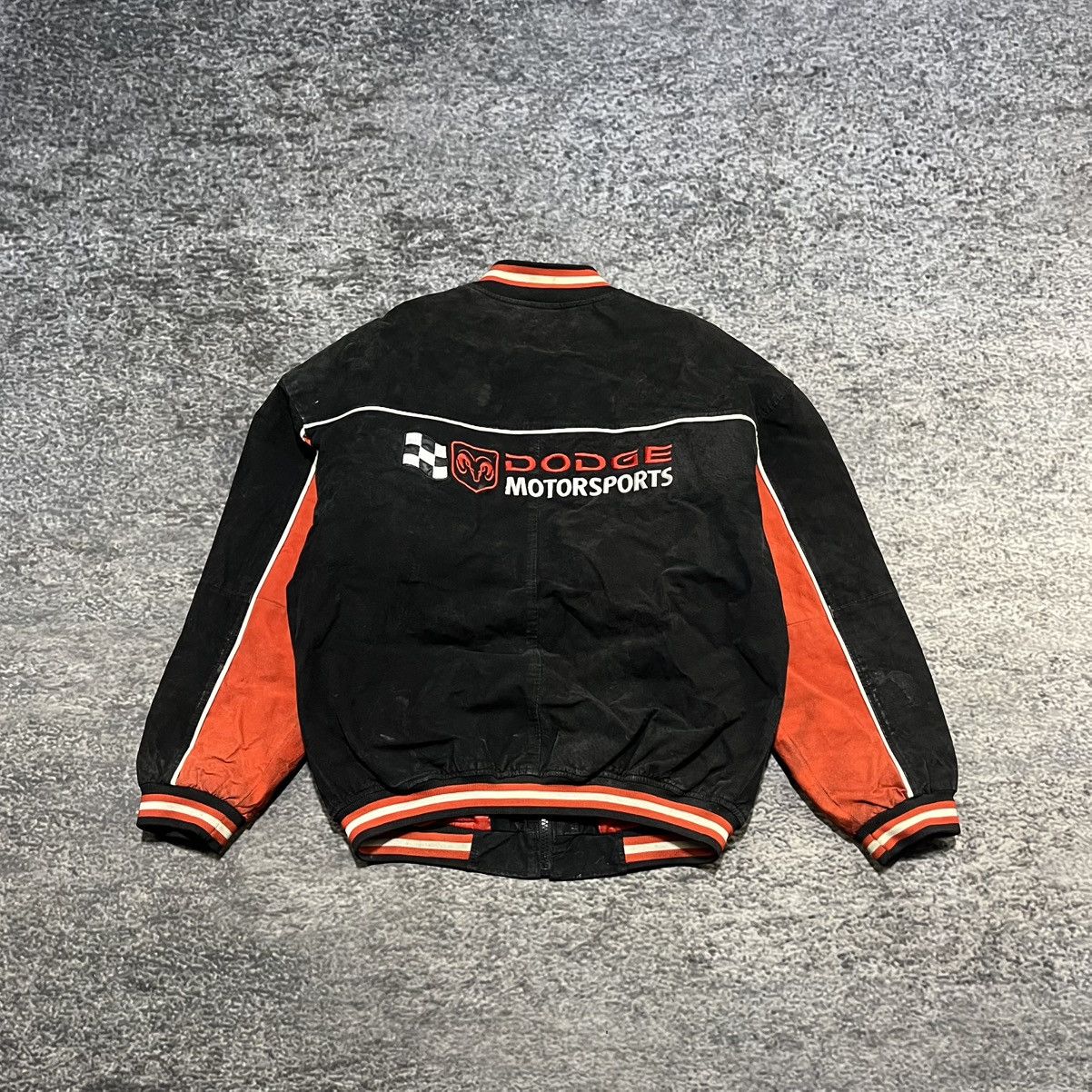 Vintage VINTAGE 90s DODGE MOTORSPORTS RACING SUEDE JACKET MEDIUM Size US M / EU 48-50 / 2 - 1 Thumbnail