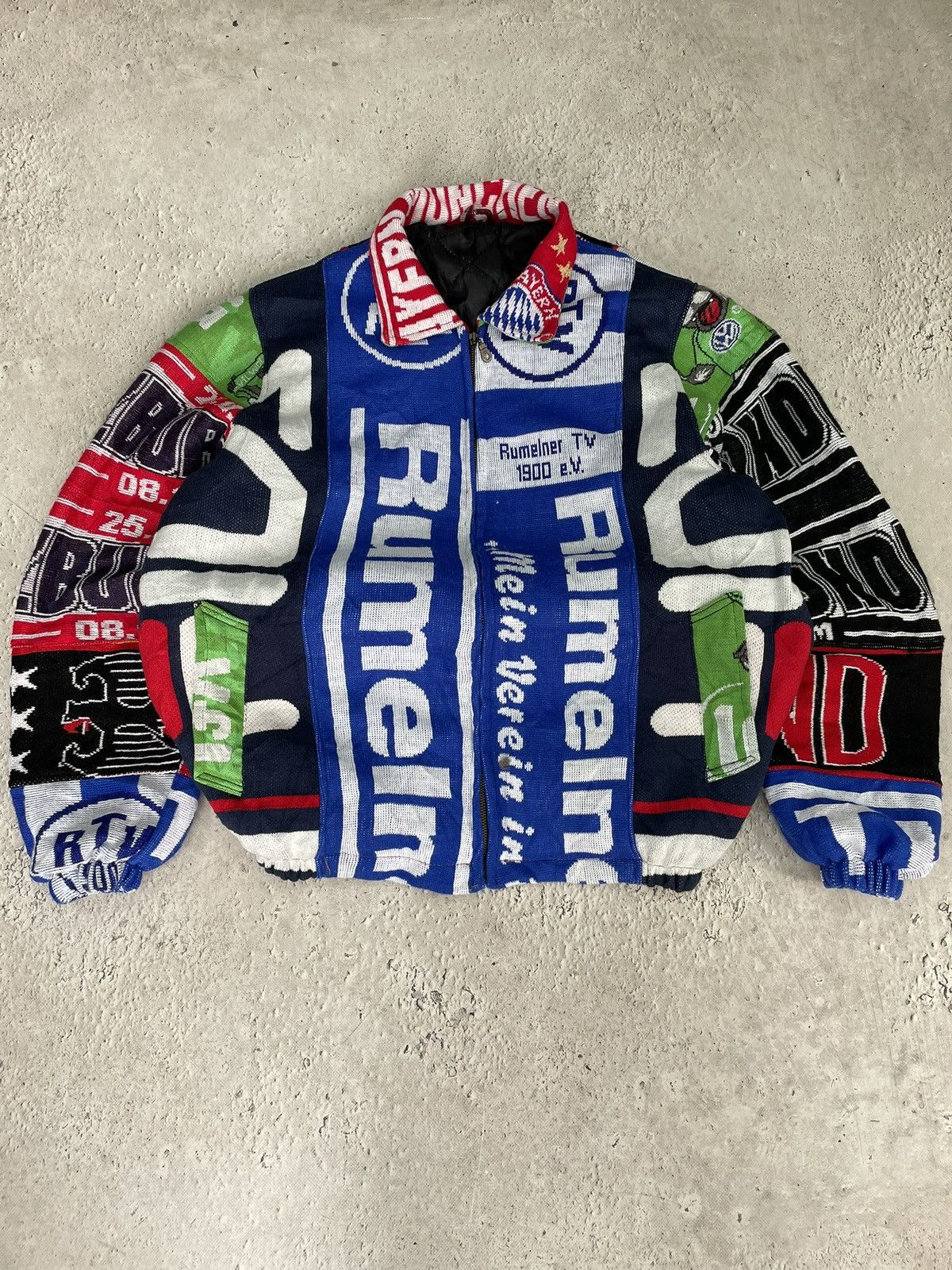 Other Rare custom Deutschland scarfs bomber jacket rare euro 2006 Size US L / EU 52-54 / 3 - 1 Thumbnail