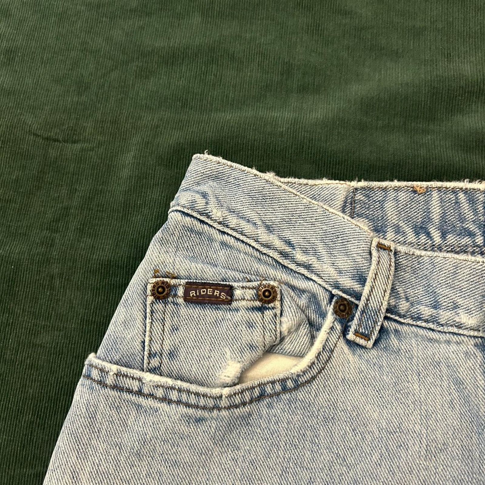 Lee Y2k lee rider distressed shorts Size 34" / US 12 / IT 48 - 2 Thumbnail