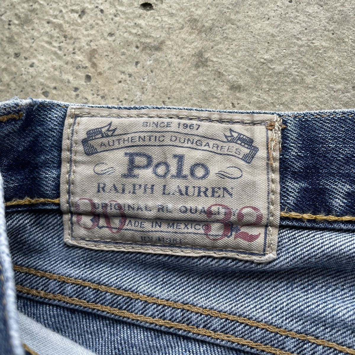 Jean × Polo Ralph Lauren × Ralph Lauren Vintage Polo Ralph Lauren Faded Jeans Denim Pants W32 Size US 32 / EU 48 - 7 Thumbnail