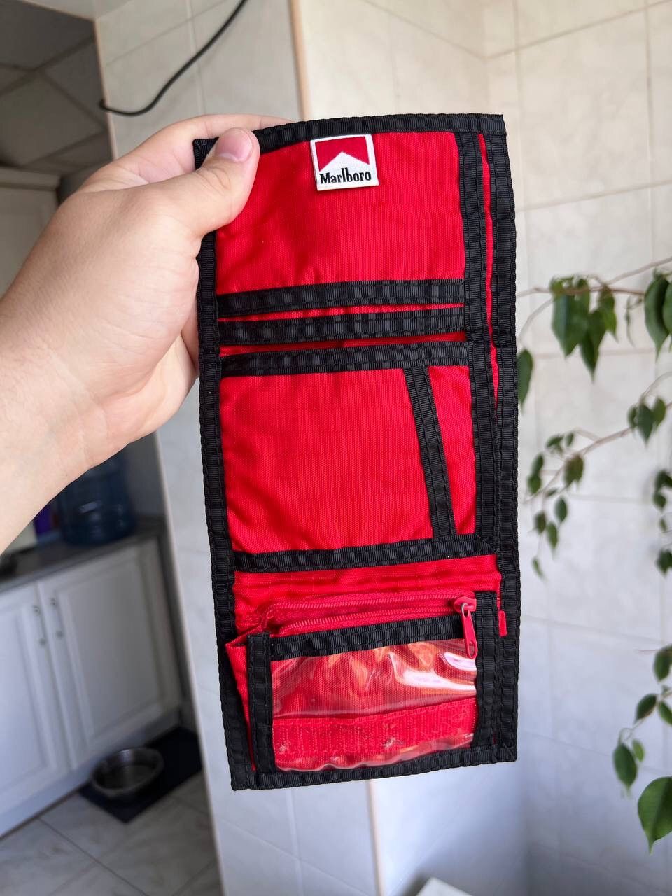 Marlboro 90s Vintage Marlboro Red Wallet Racing Sponsor Cigarette's Size ONE SIZE - 2 Thumbnail