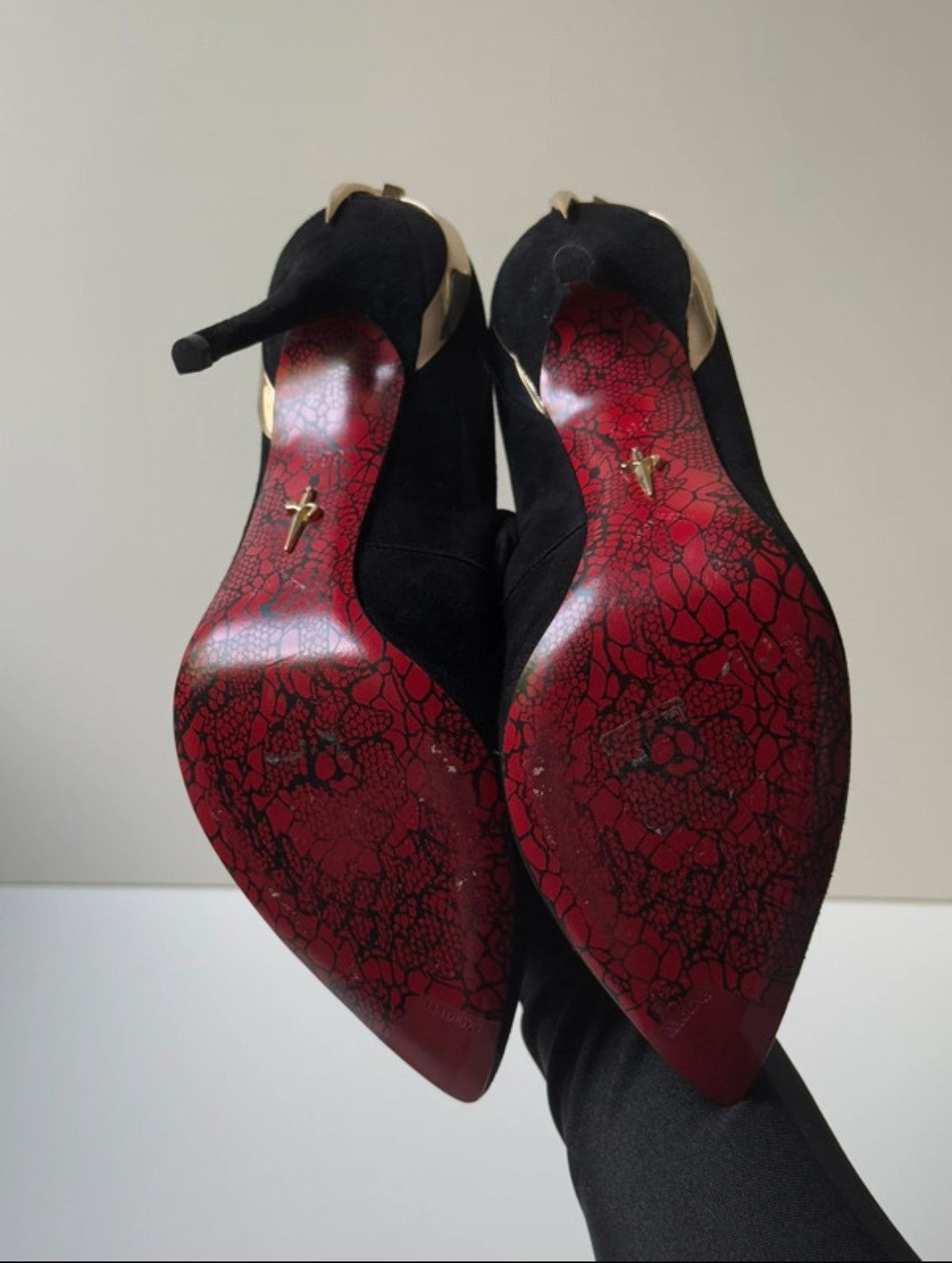 Paciotti Cesare Paciotti Iconic & Rare Lady Blade Dagger Heels Size US 6.5 / IT 36.5 - 19 Thumbnail