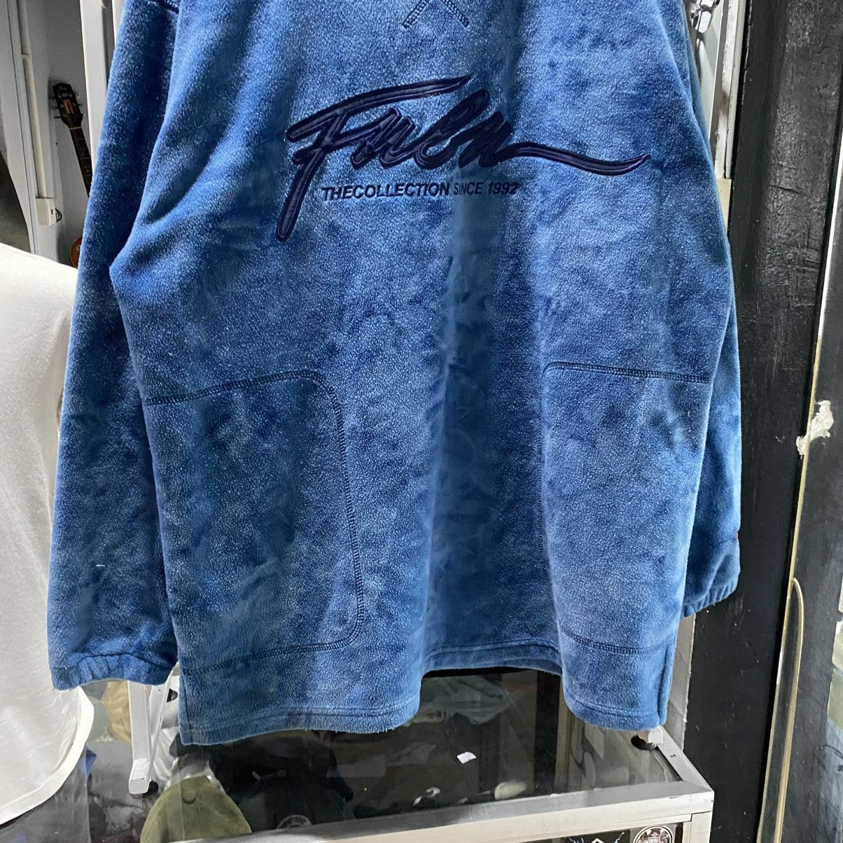 Fubu × Vintage Vintage Fubu Fleece Blue Dye Sweatshirts Size US XL / EU 56 / 4 - 4 Thumbnail