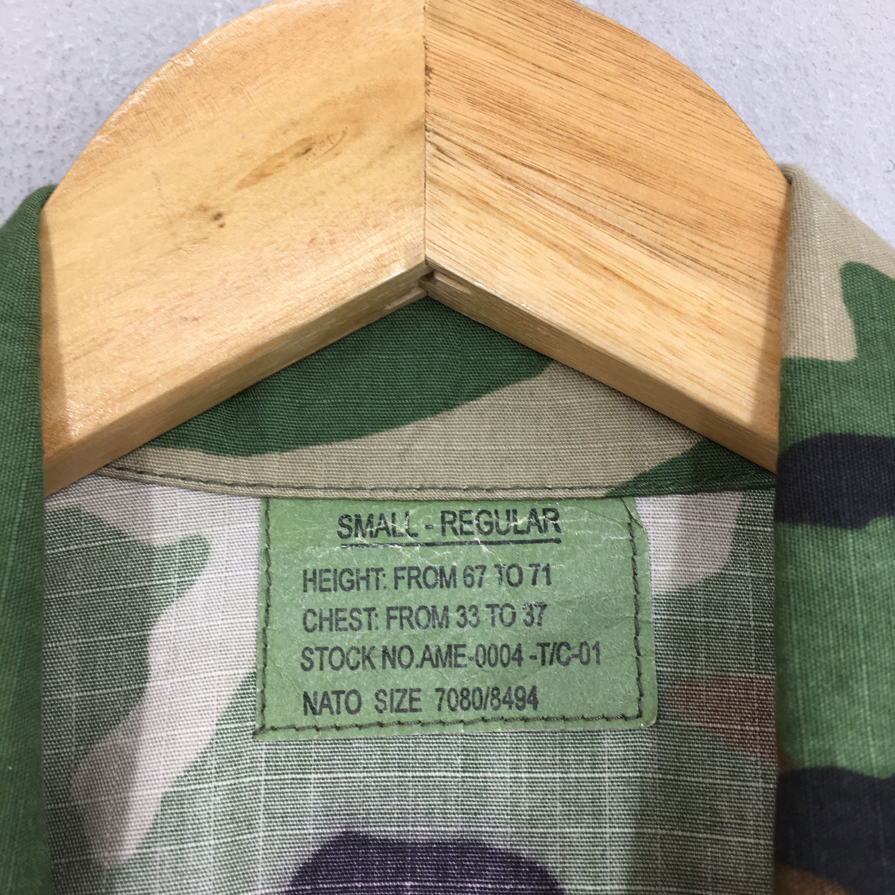 Vintage Vintage M-65 Field Camouflage Green Jacket Small Size US S / EU 44-46 / 1 - 5 Thumbnail