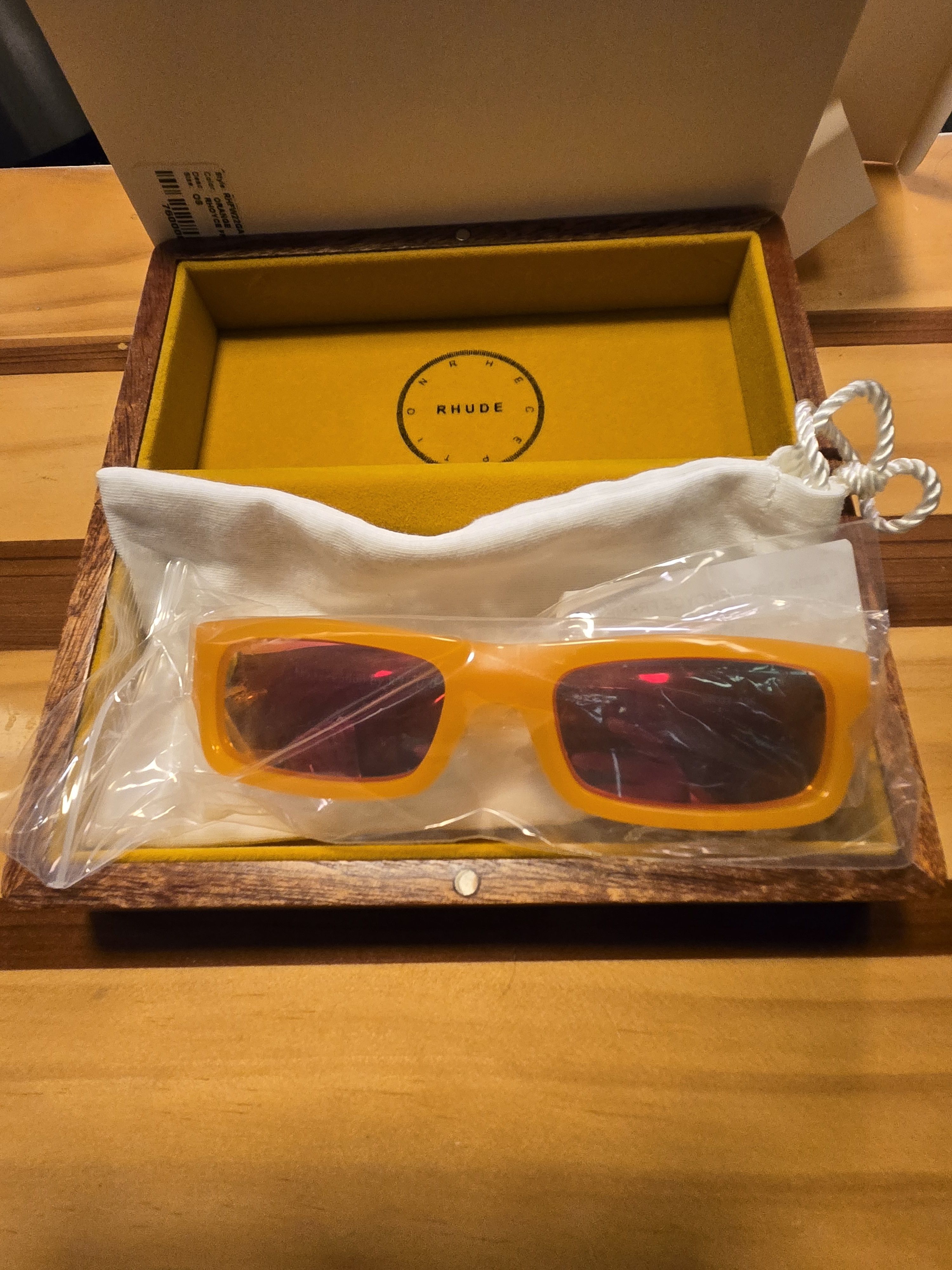 Rhude Rhude Rhoyce Frames Orange Size ONE SIZE - 1 Thumbnail