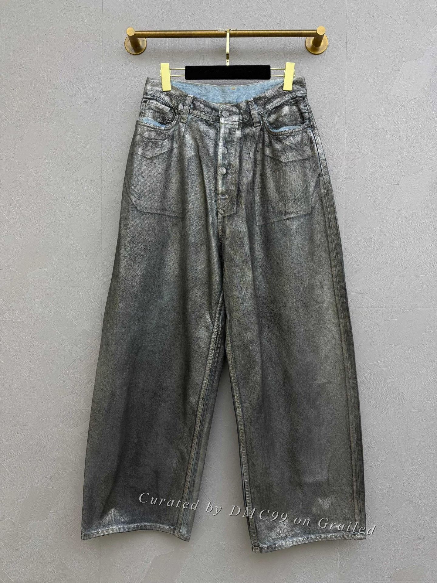 Acne Studios Acne Studios Distressed Wide-Leg Jeans Size US 28 / EU 44 - 1 Thumbnail