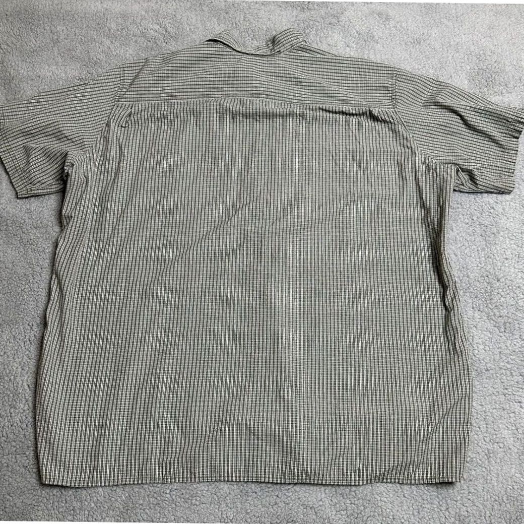 Eddie Bauer VINTAGE? No, not vintage. Eddie Bauer Button Up Shirt Men 2XL Green Plaid Short Sleeve Pocket Casual Regular Fit Size US XXL / EU 58 / 5 - 2 Thumbnail
