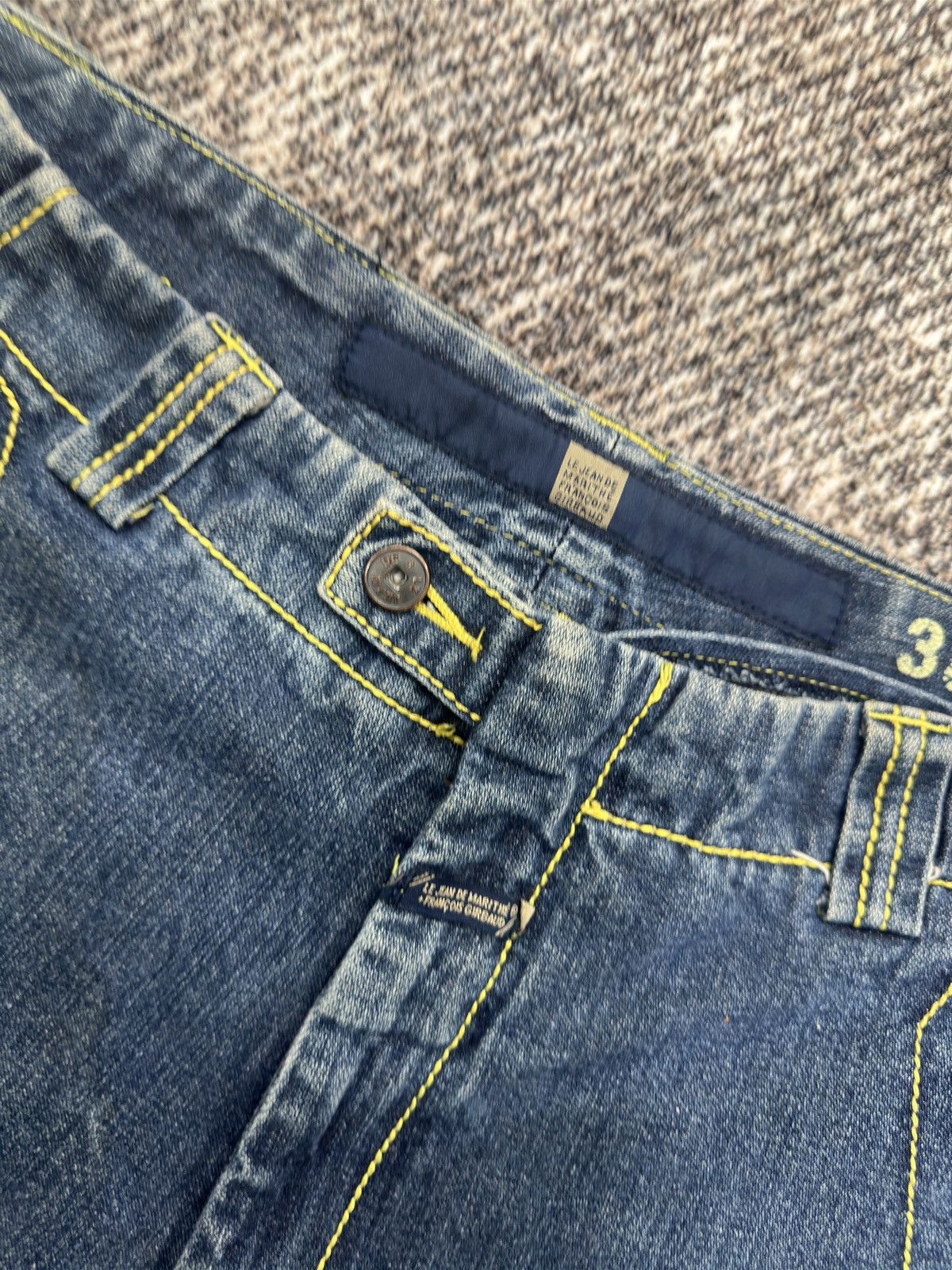 Le Grande Bleu (L.G.B.) × Marithe + Francois Girbaud Vintage 90s Marithe Francois Girbaud Baggy Shorts Size US 37 - 6 Thumbnail