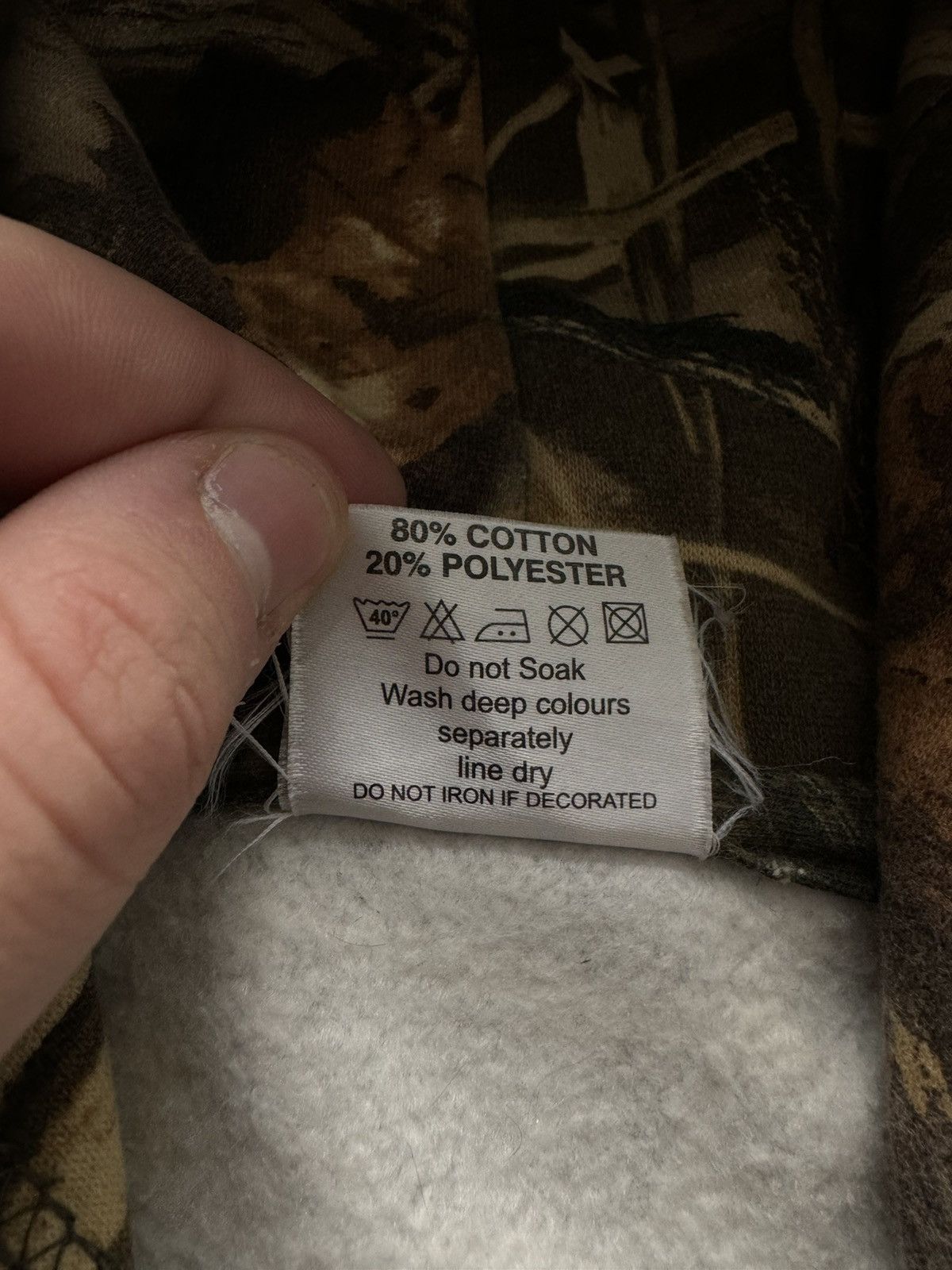 Realtree Vintage Real Tree Camo Woodland Zip Hoodie Boxy Fit Y2K Size US XL / EU 56 / 4 - 9 Thumbnail