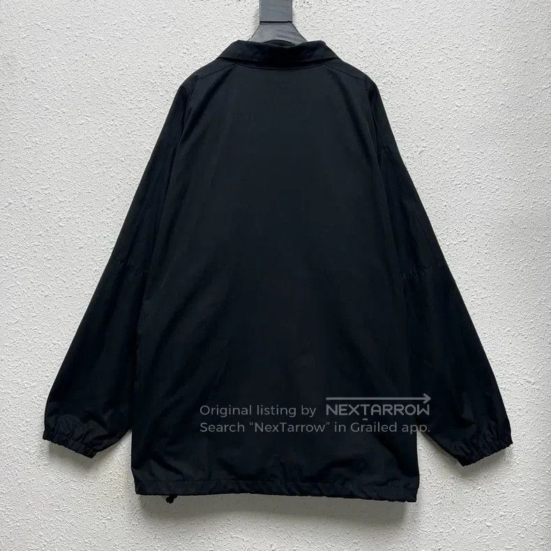 Balenciaga Balenciaga Black and green logo patched windbreaker Size US M / EU 48-50 / 2 - 2 Thumbnail