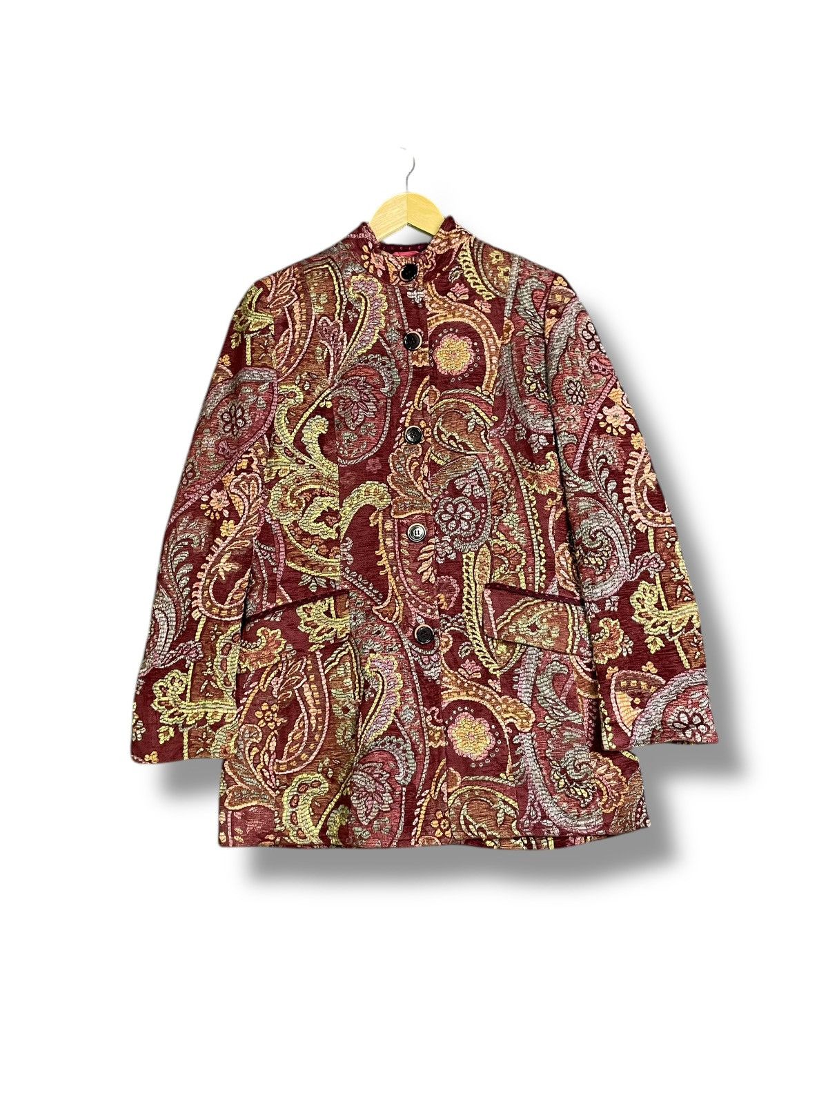 Designer × Etro × Vintage Etro x Vintage Paisley Printed Blazer (36) Size US S / EU 44-46 / 1 - 1 Thumbnail