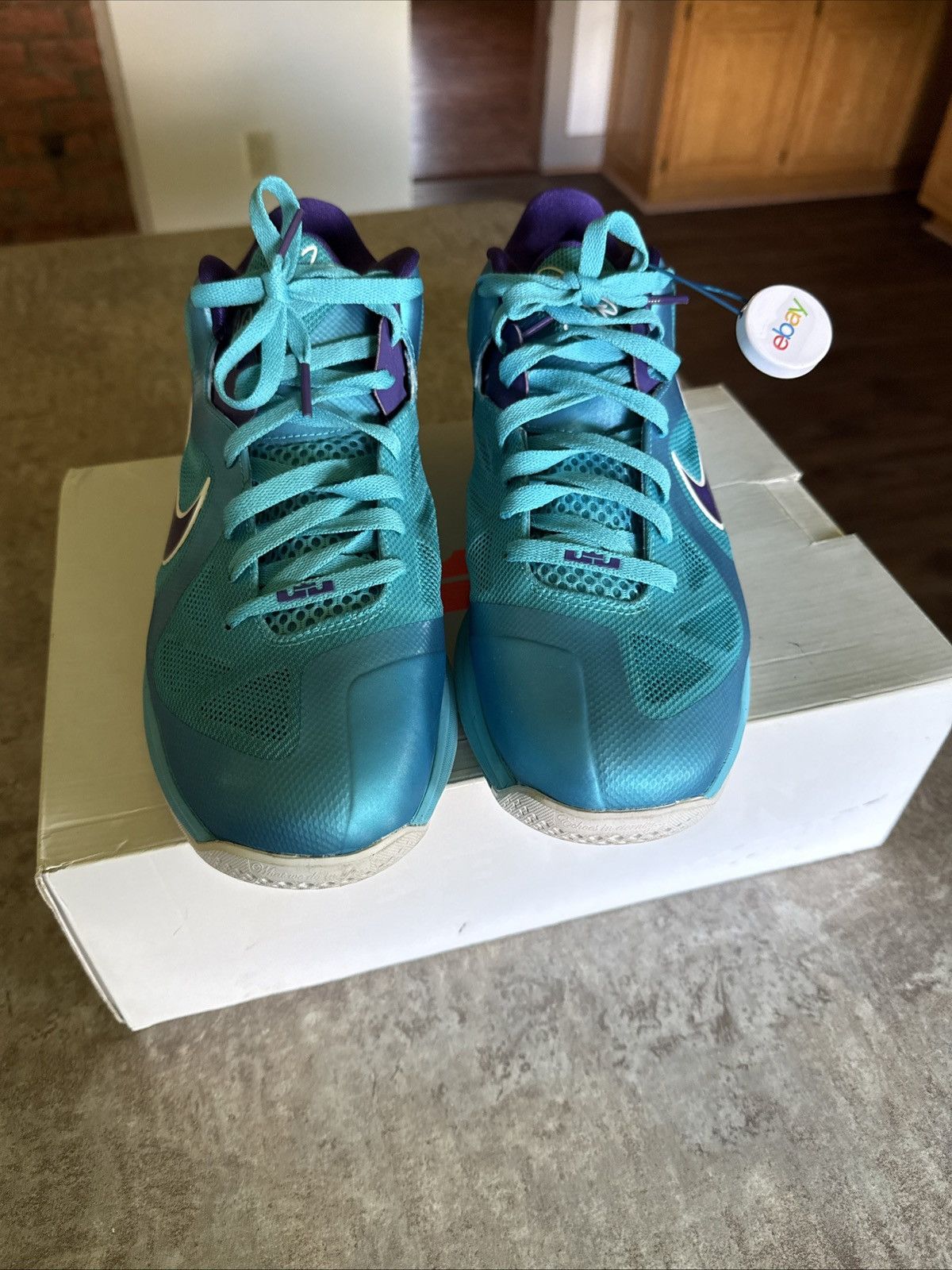 Nike Nike LeBron 9 Low ‘Summit Lake Hornets’ size 11 with box Size US 11 / EU 44 - 2 Thumbnail